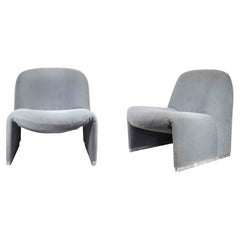 Pair of Alky Armchairs by Giancarlo Piretti for Castelli, Italy, 1972