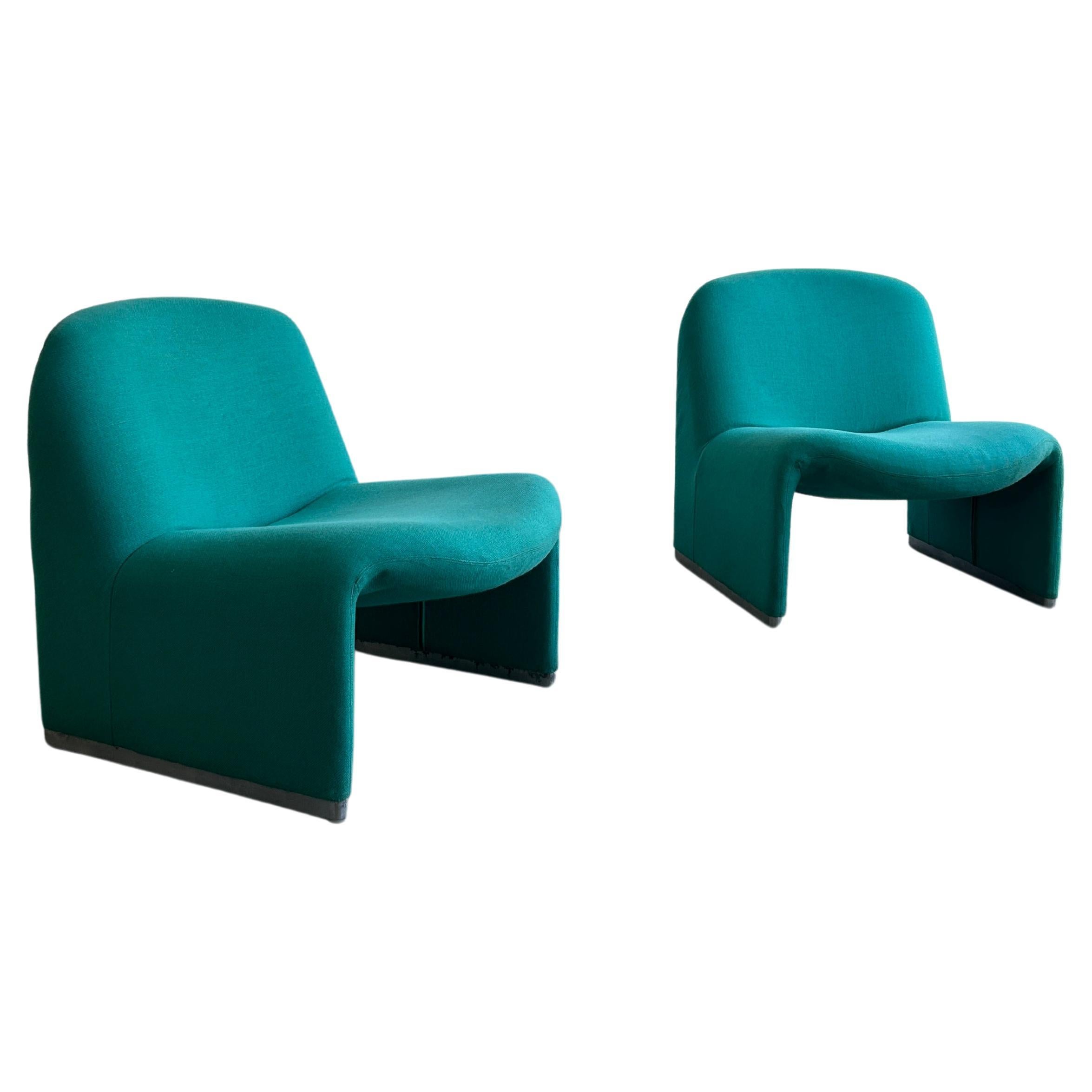 Mid-Century Modern Pair of Alky Chairs by Giancarlo Piretti for Anonima Castelli, 1970s Italy