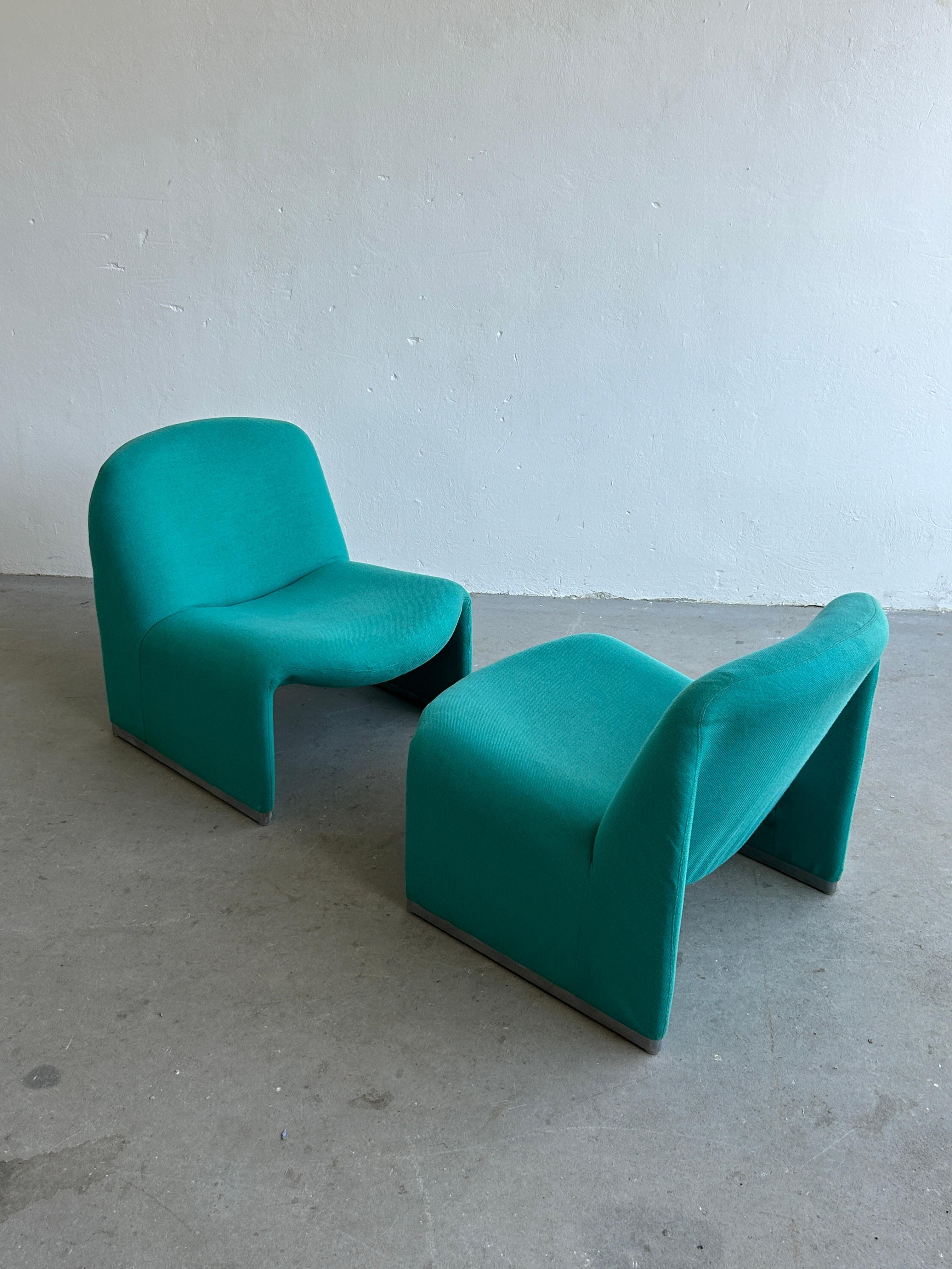 Italian Pair of Alky Chairs by Giancarlo Piretti for Anonima Castelli, 1970s Italy