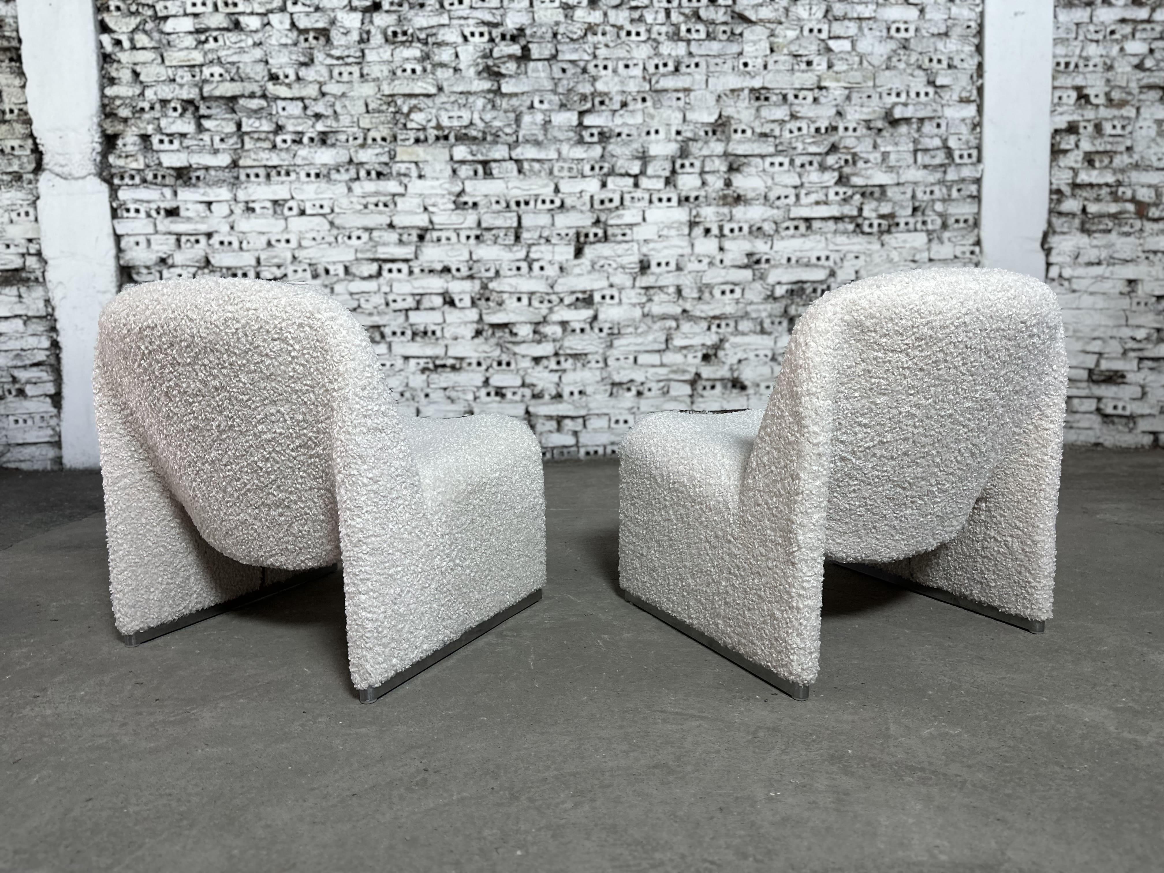 Pair of Alky Chairs by Giancarlo Piretti for Castelli, Italy 2