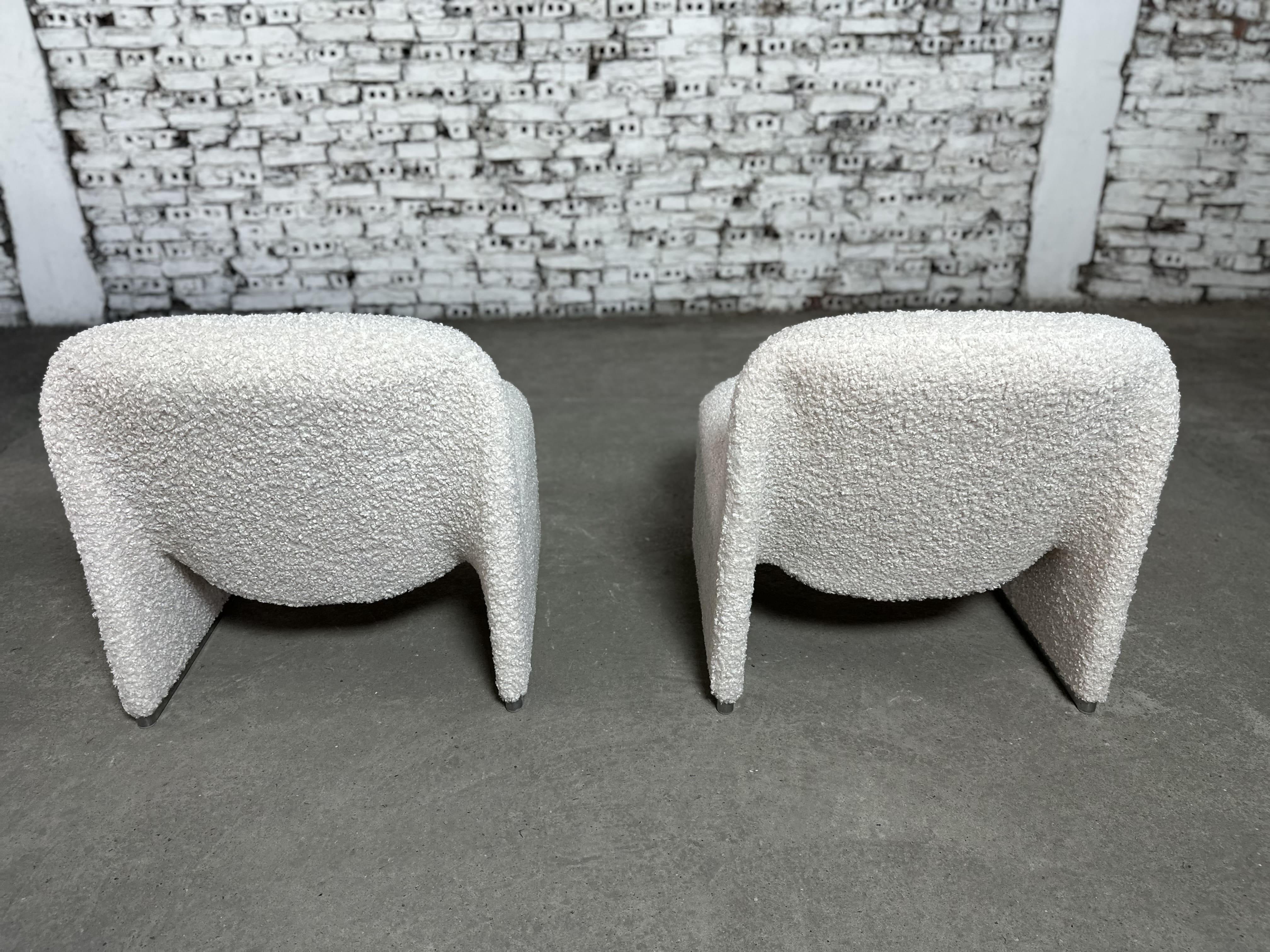 Pair of Alky Chairs by Giancarlo Piretti for Castelli, Italy 3
