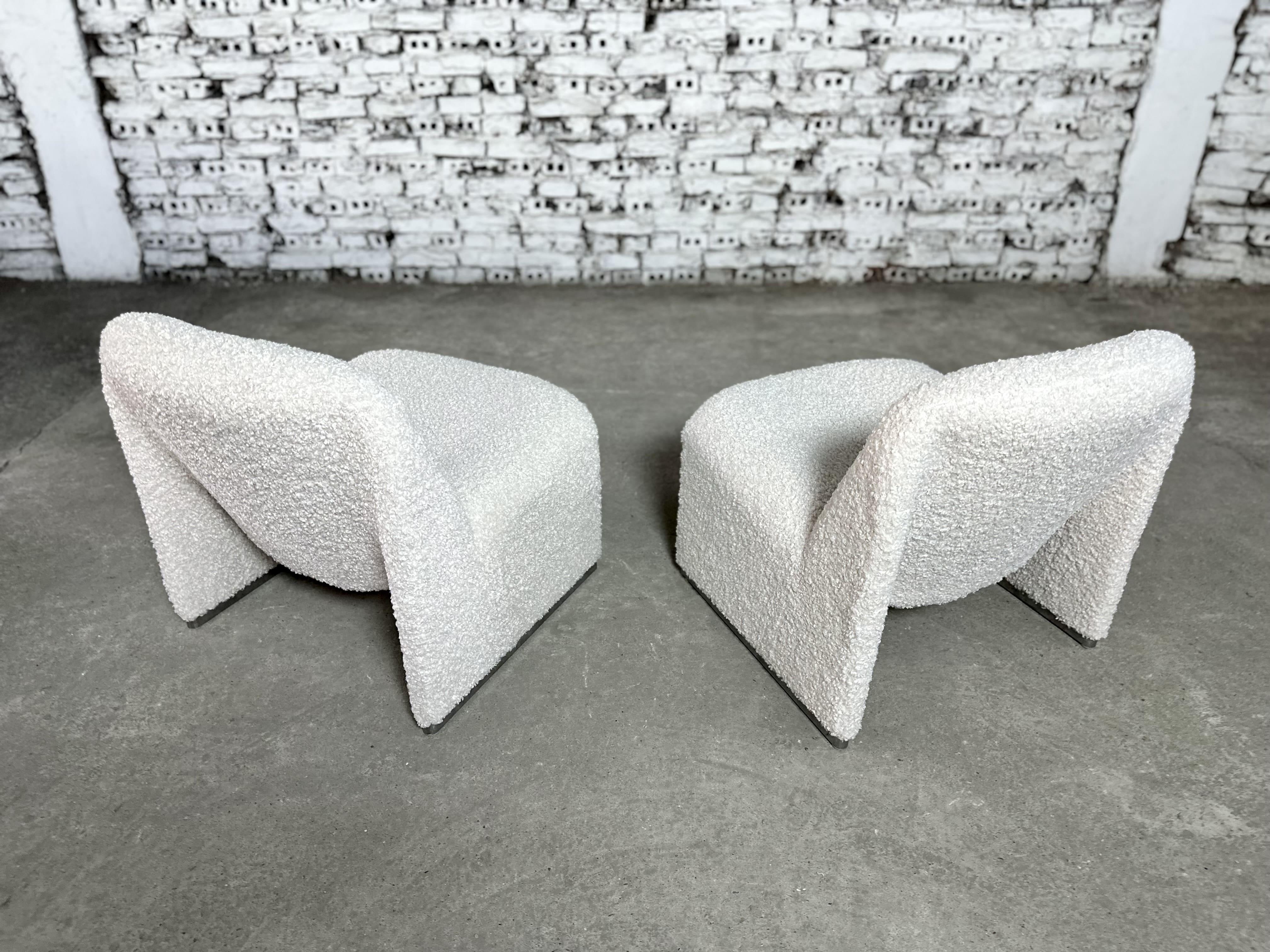 Pair of Alky Chairs by Giancarlo Piretti for Castelli, Italy 1