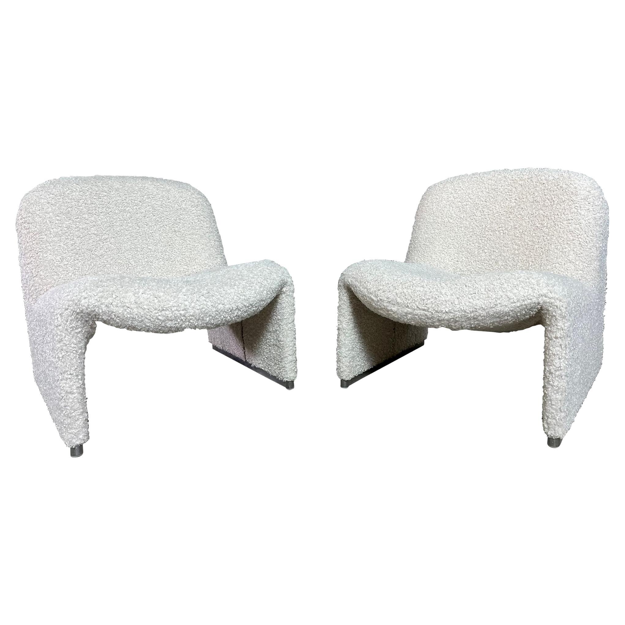 Pair of Alky Chairs by Giancarlo Piretti for Castelli, Italy