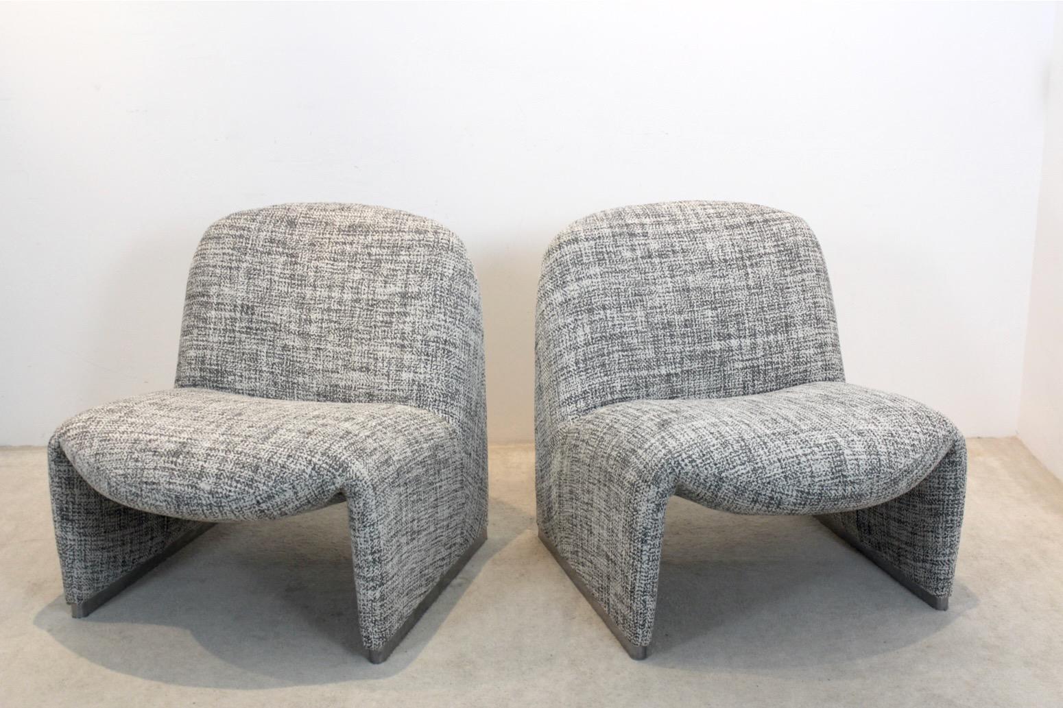 Coppia di sedie da salotto Alky di Giancarlo Piretti per Artifort, anni '70 in vendita 6