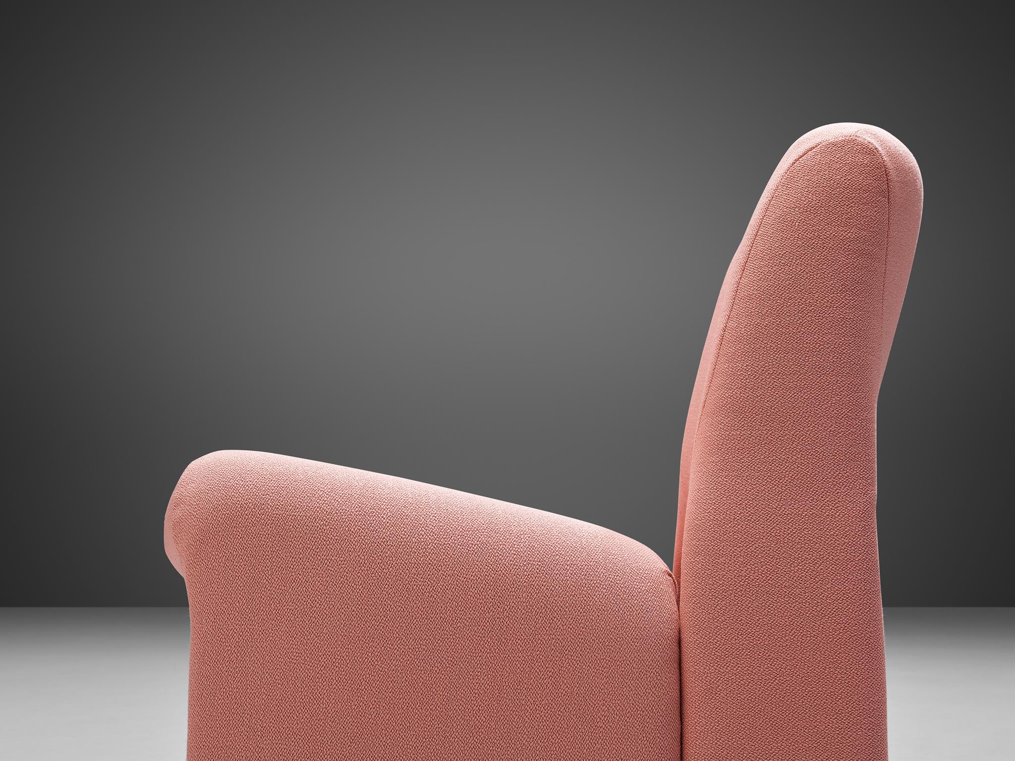 Reupholstered ‘Alky’ Lounge Chairs in the Style of Giancarlo Piretti 2