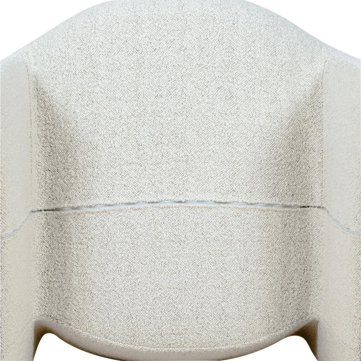 Pair of “Alky” Chairs by G. Piretti for Castelli New Upholstery Boucle by Dedar 1