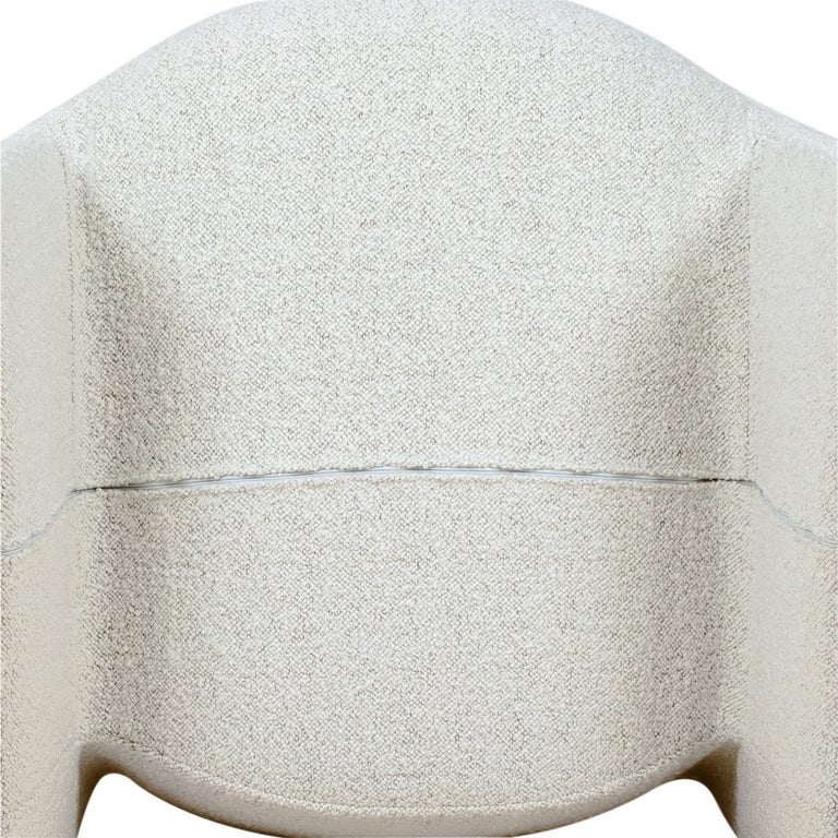 Pair of “Alky” Chairs by G. Piretti for Castelli New Upholstery Boucle by Dedar 3