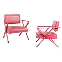 Pair of All Original X-Chairs by William Haines