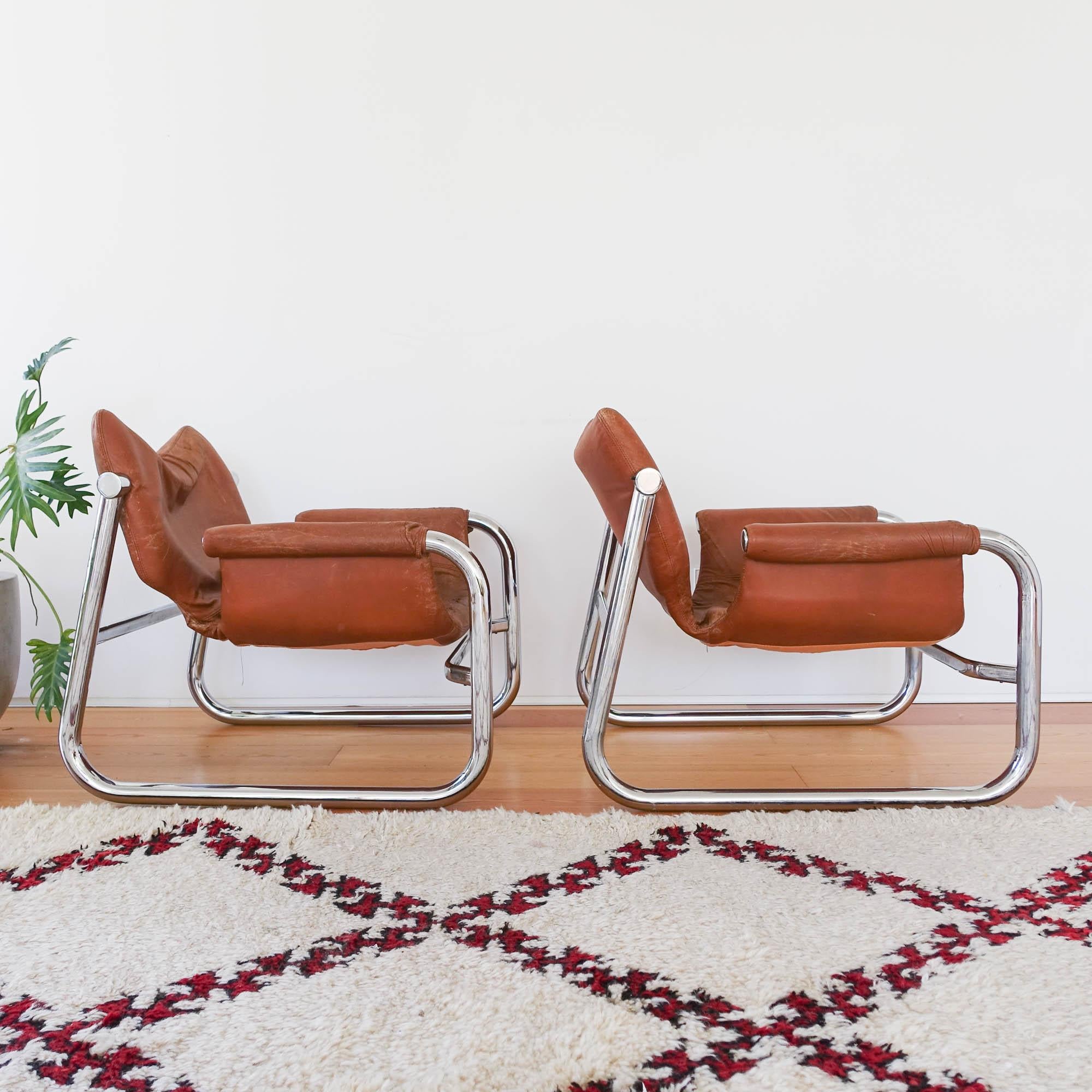 Pair of Alpha Lounge Chair by Maurice Burke for Pozza, Brazil, 1960s 3