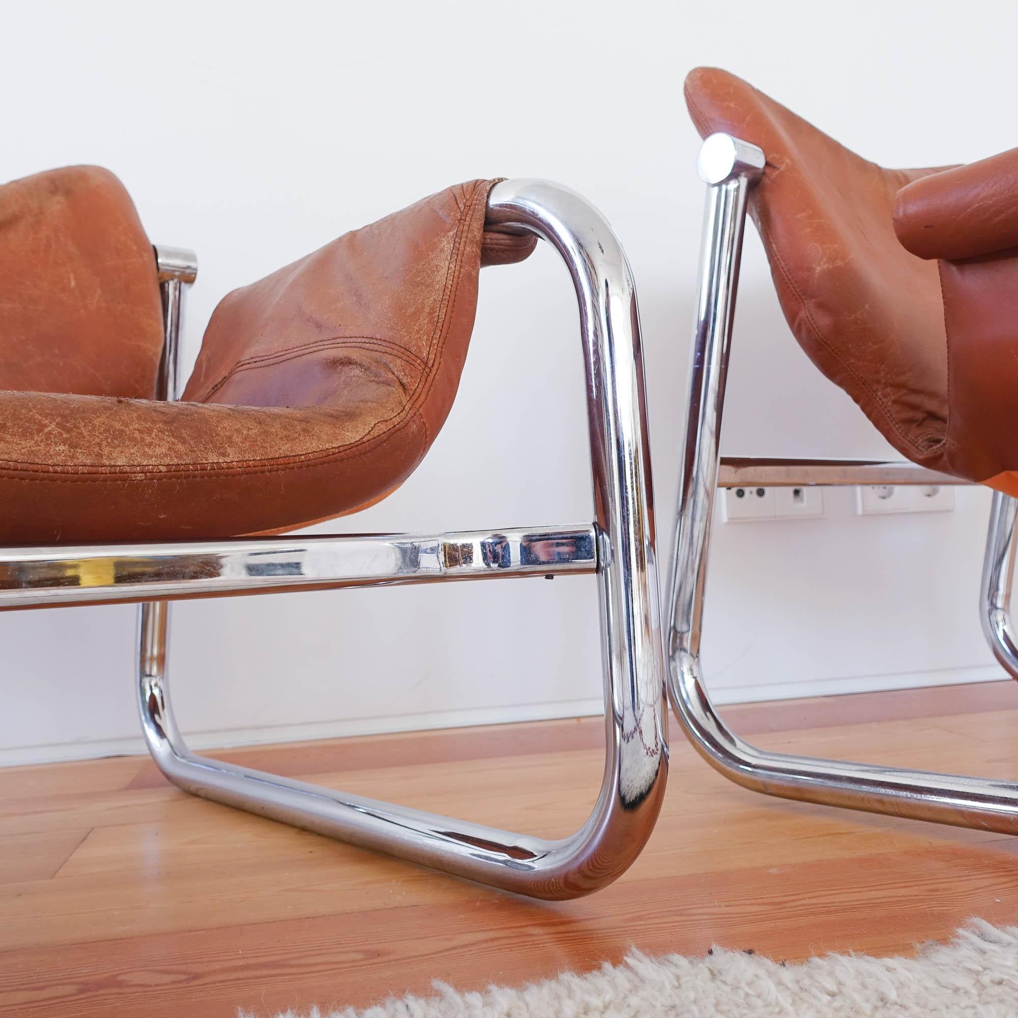 Pair of Alpha Lounge Chair by Maurice Burke for Pozza, Brazil, 1960s 5