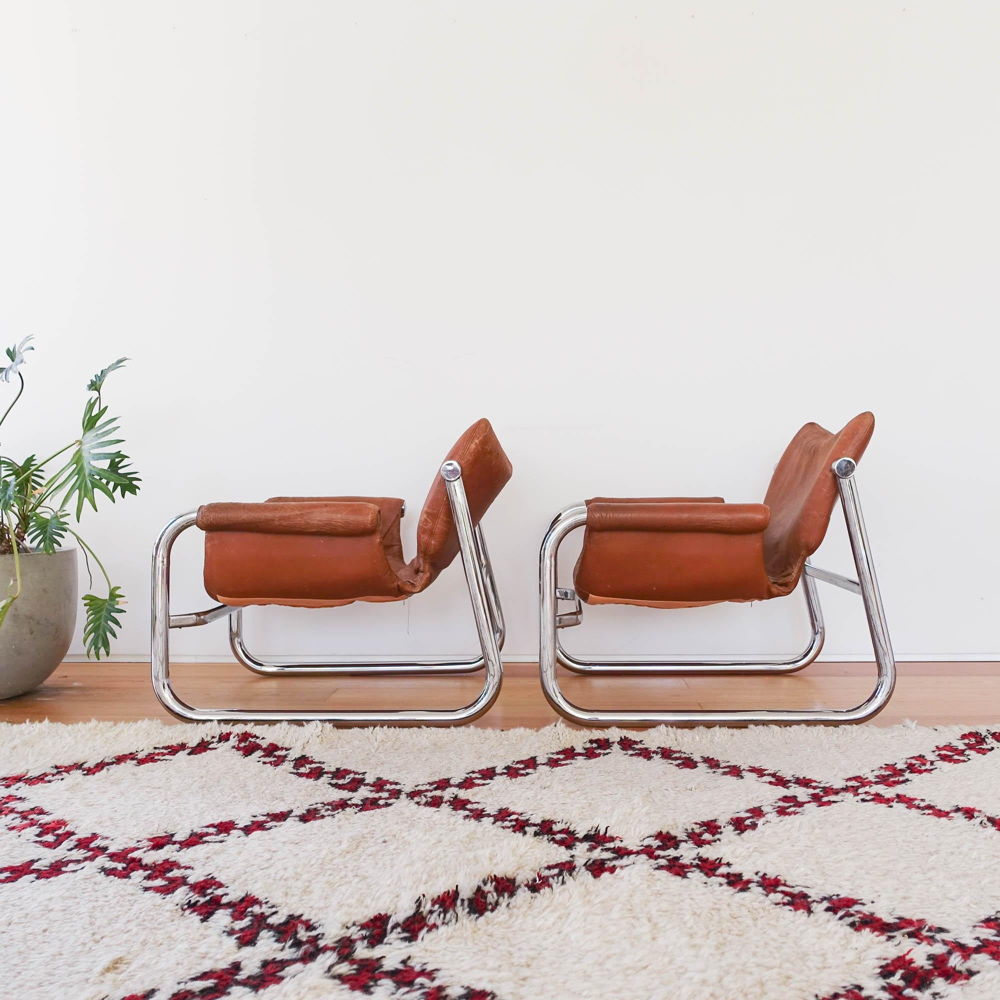 Pair of Alpha Lounge Chair by Maurice Burke for Pozza, Brazil, 1960s In Good Condition In Lisboa, PT