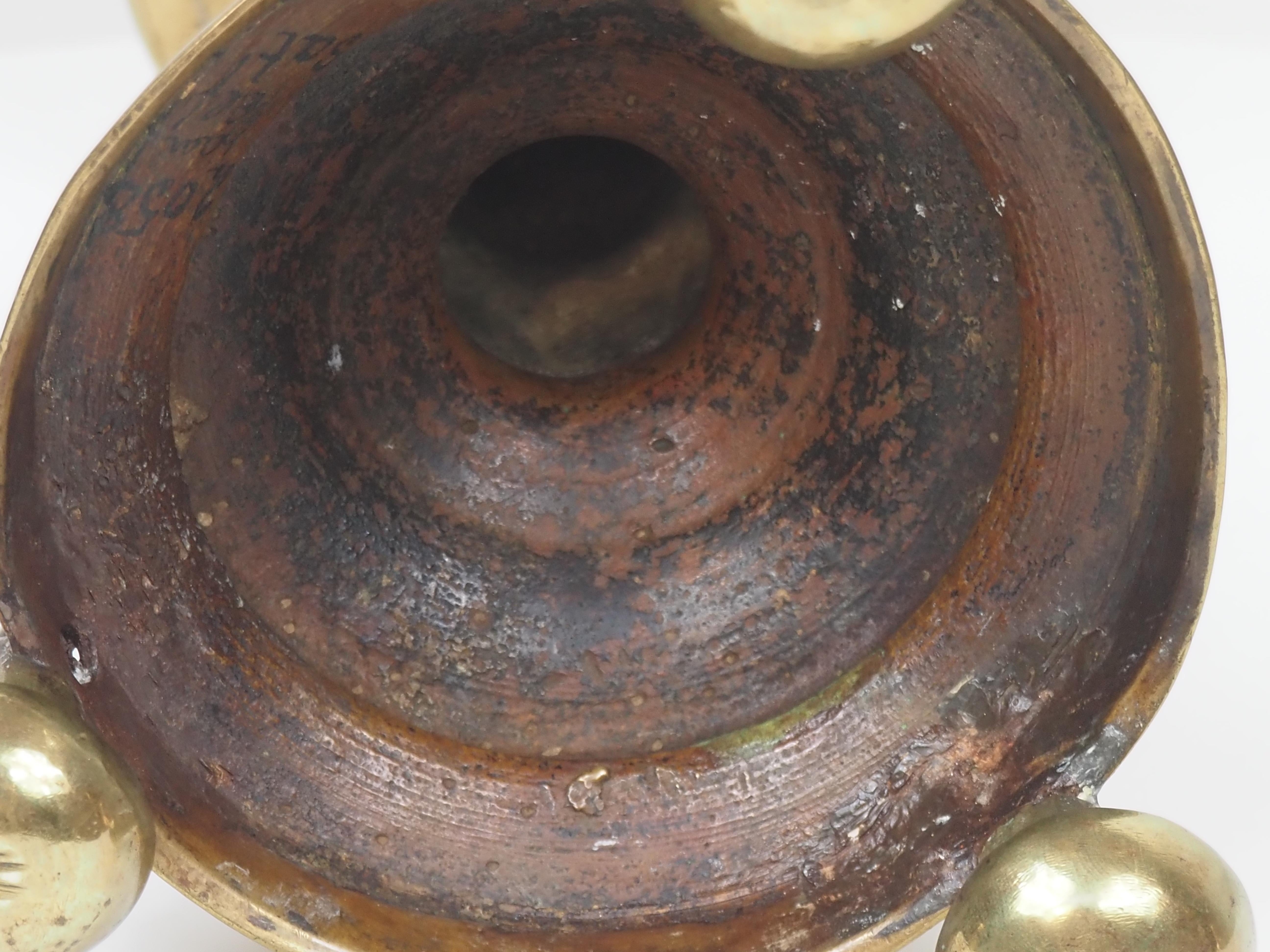 Pair of Altar Pricket Candlesticks, Europe, ca. 1600 For Sale 6