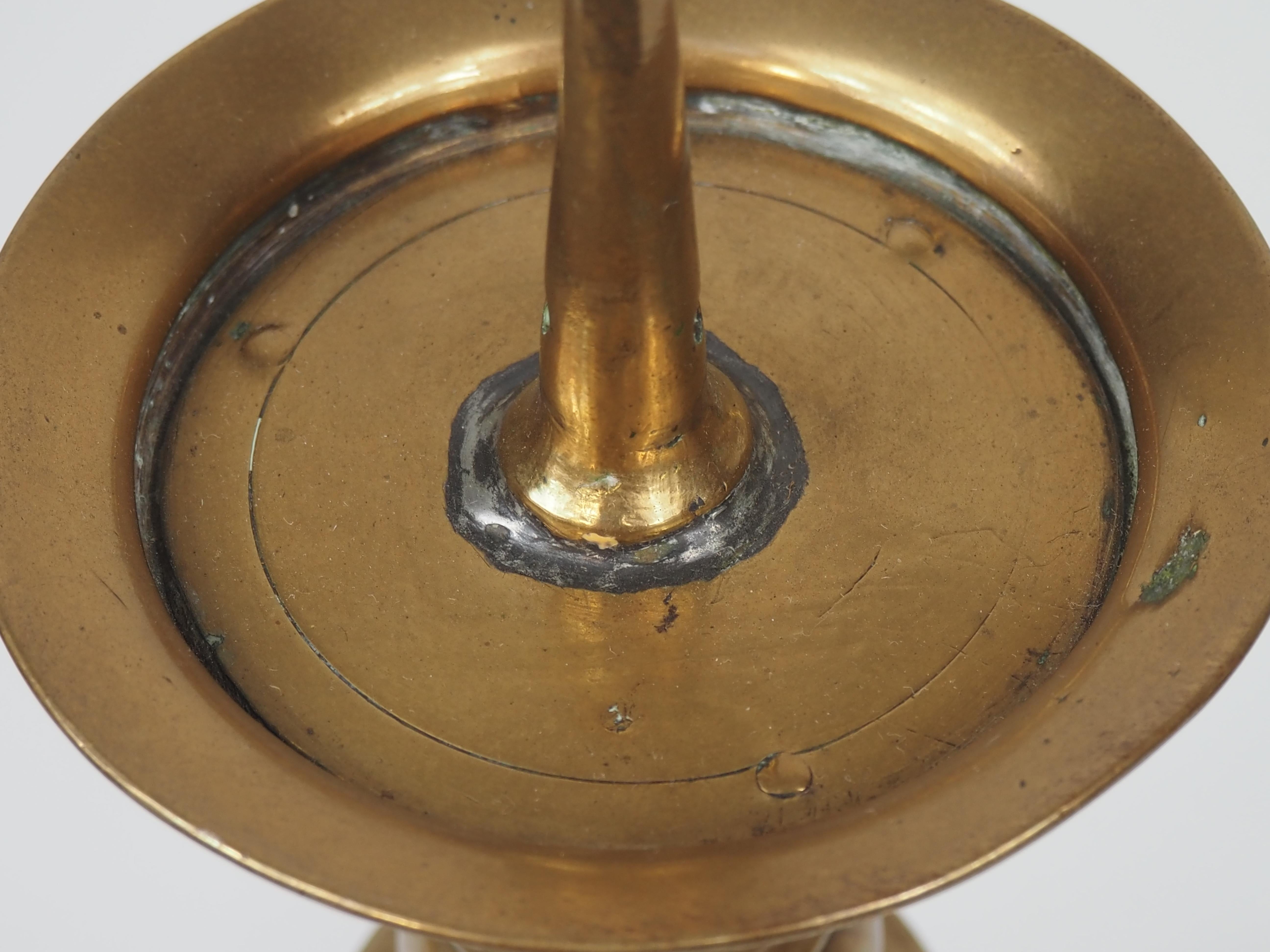 Pair of Altar Pricket Candlesticks, Europe, ca. 1600 For Sale 13