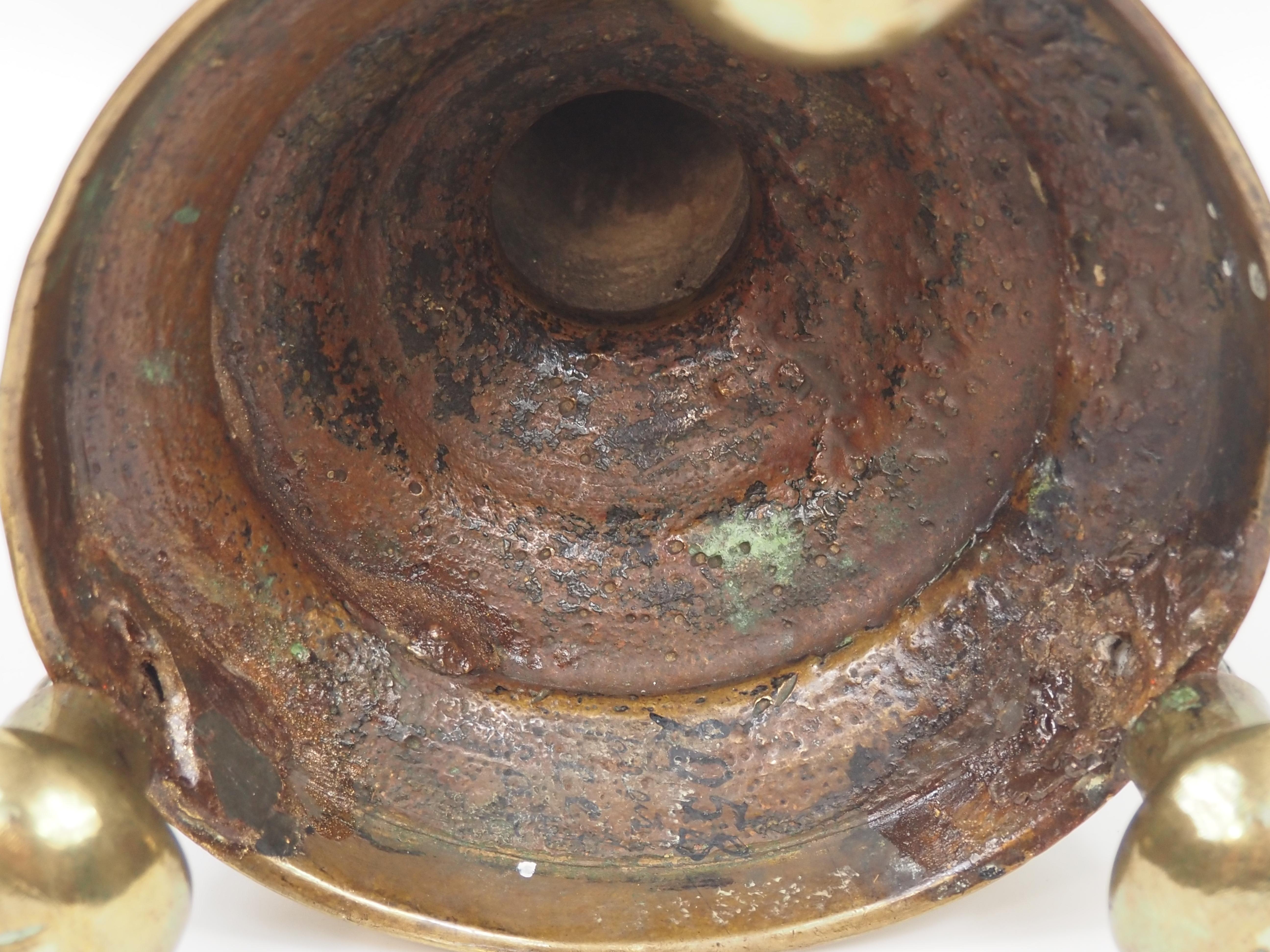 Pair of Altar Pricket Candlesticks, Europe, ca. 1600 For Sale 15