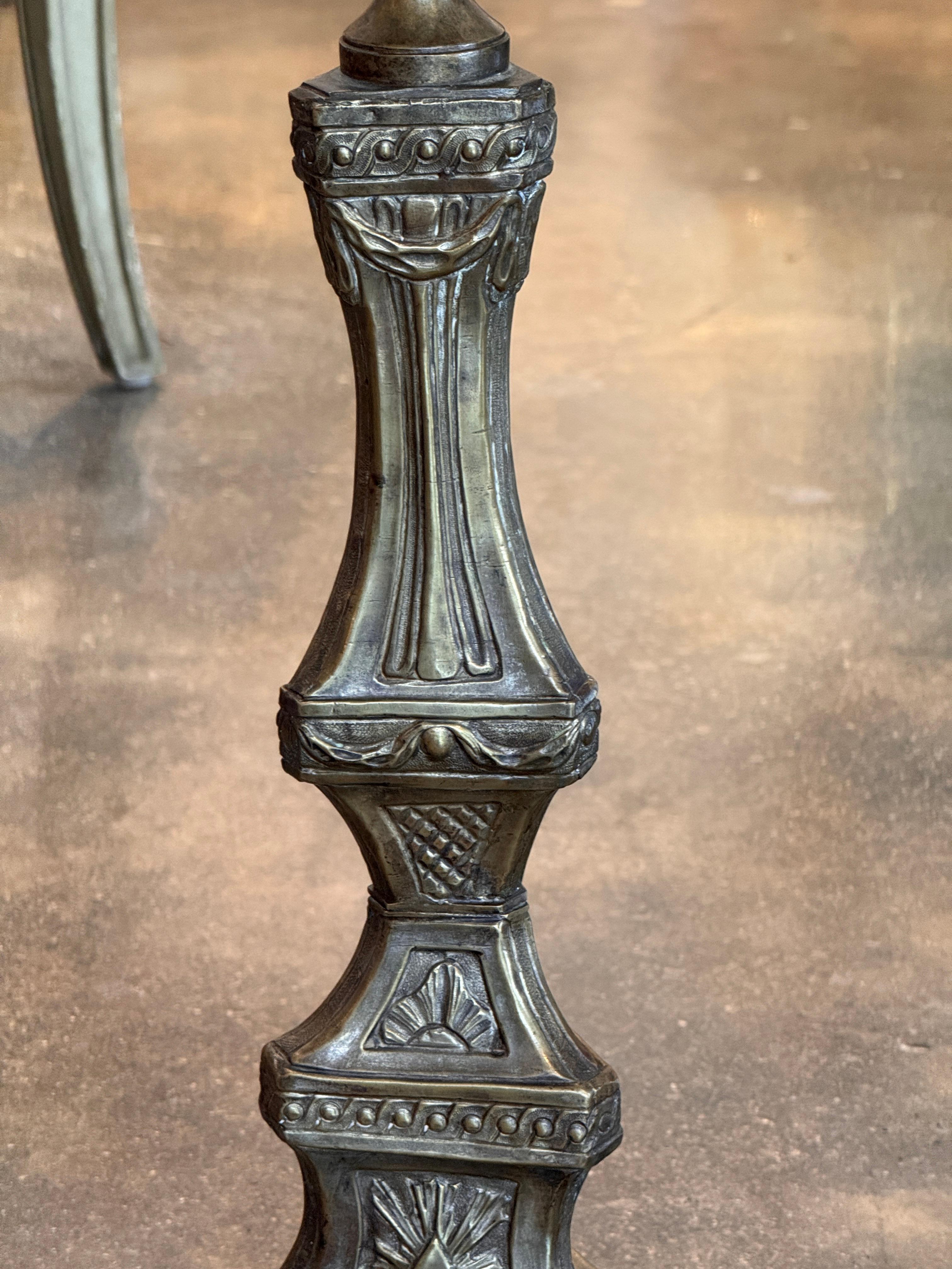 Pair of Altar Sticks For Sale 2