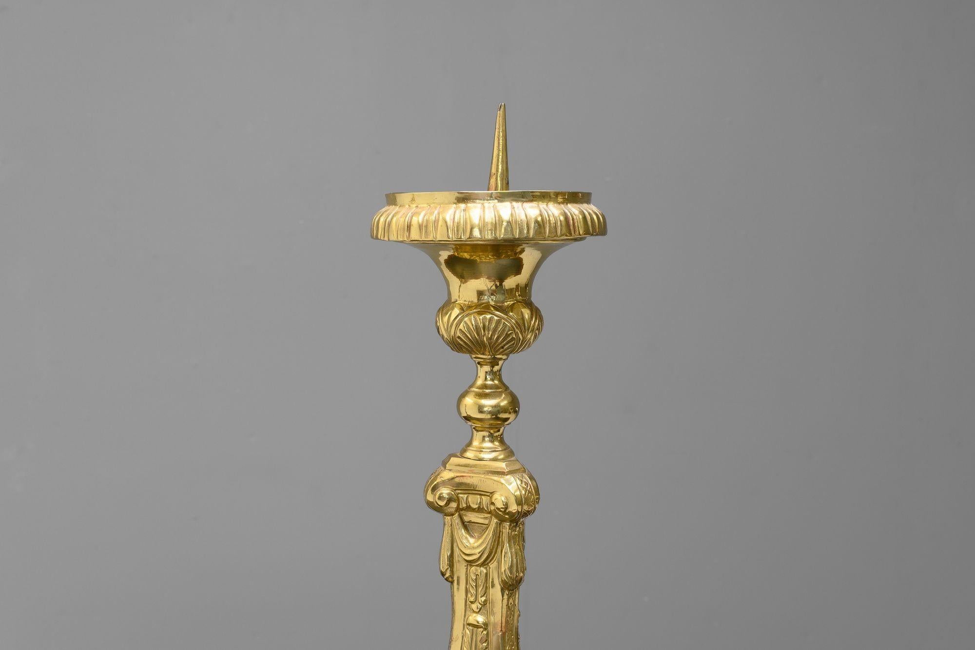 Pair of Alter Candlesticks In Good Condition For Sale In London, England