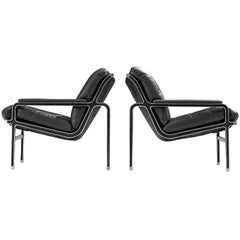 Pair of 'Aluline' Easy Chairs by Andre Vandenbeuck for Strassle