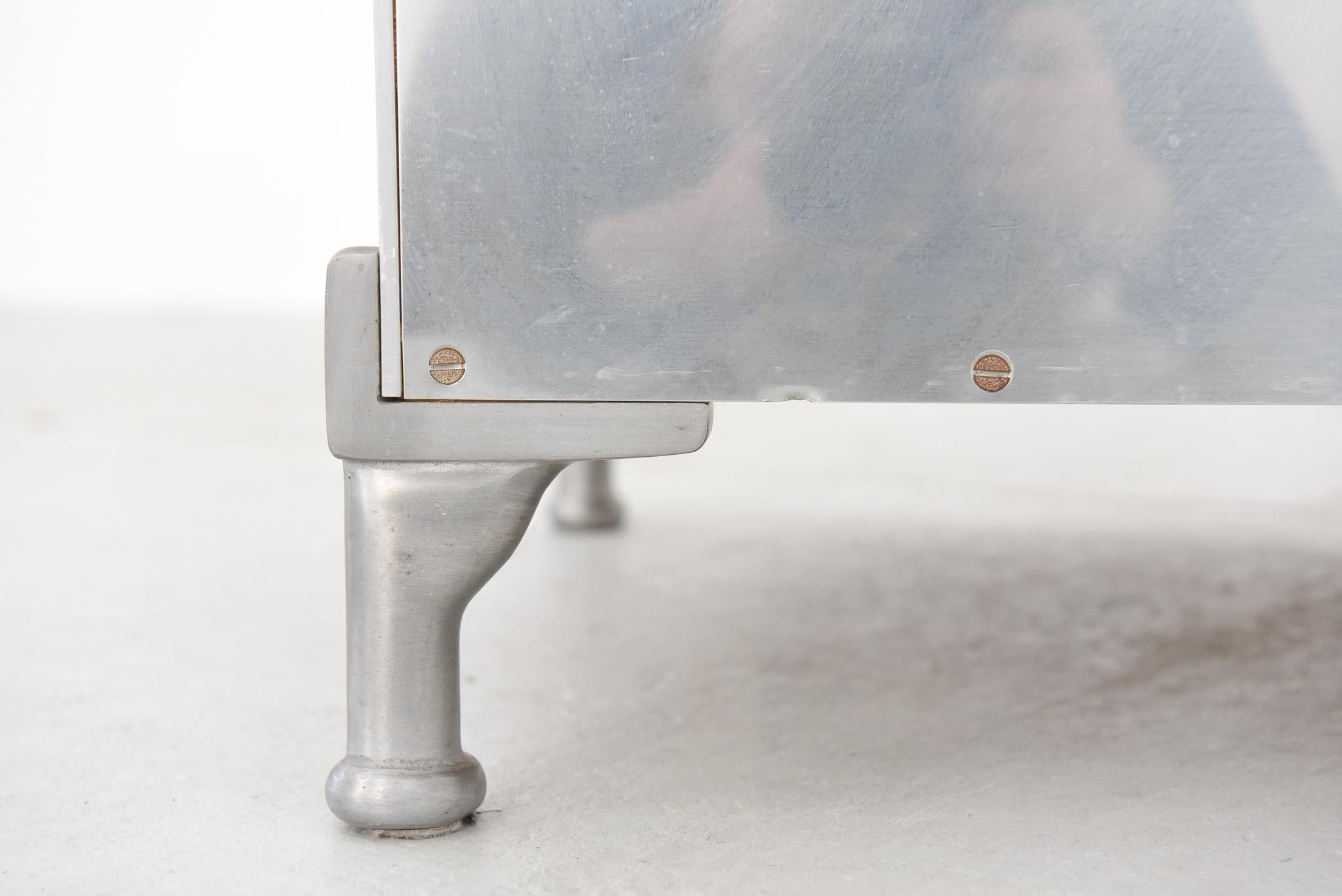 Pair of Aluminium Leather Club Chairs by Mats Theselius for Källemo For Sale 1