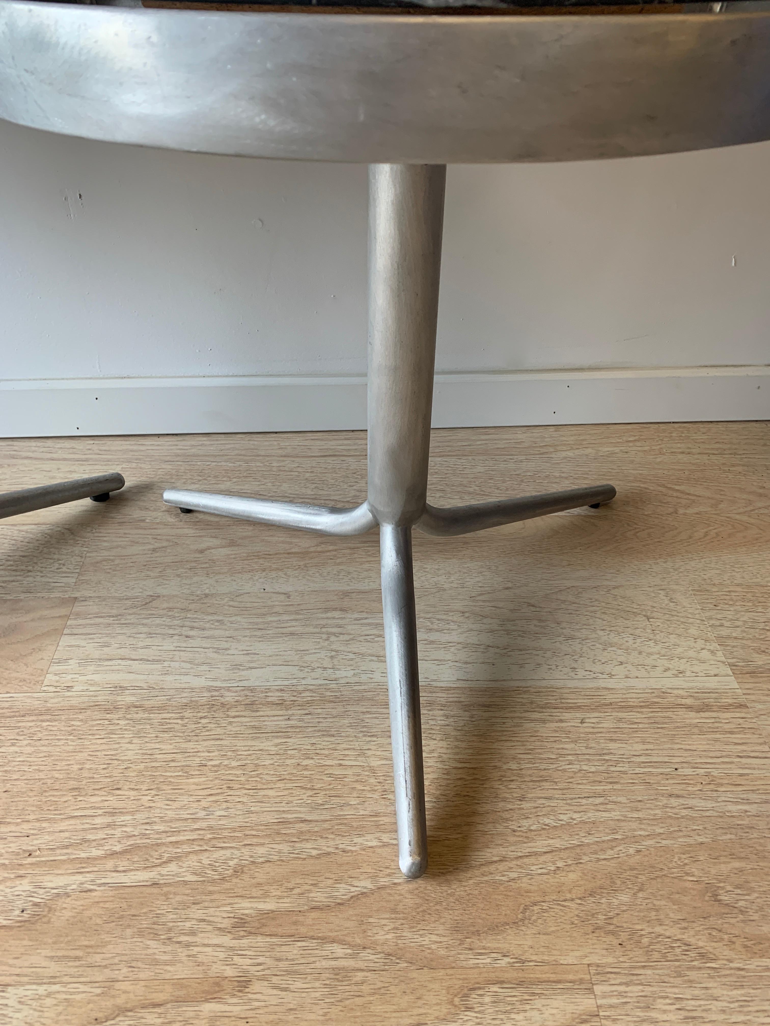 Pair of Italian Side Tables with Marble Tops For Sale 4