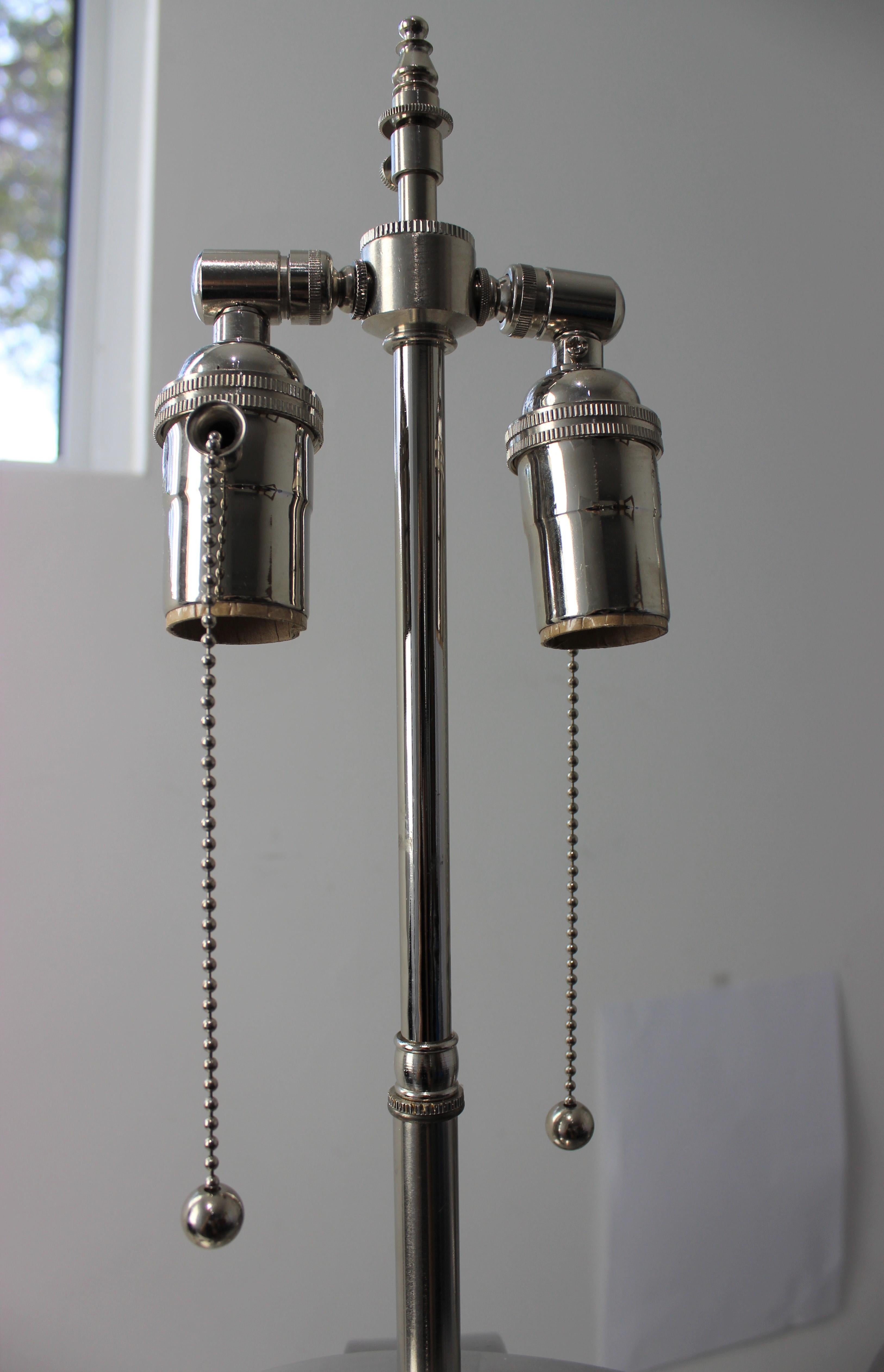 Pair of Armillary Form Lamps For Sale 4