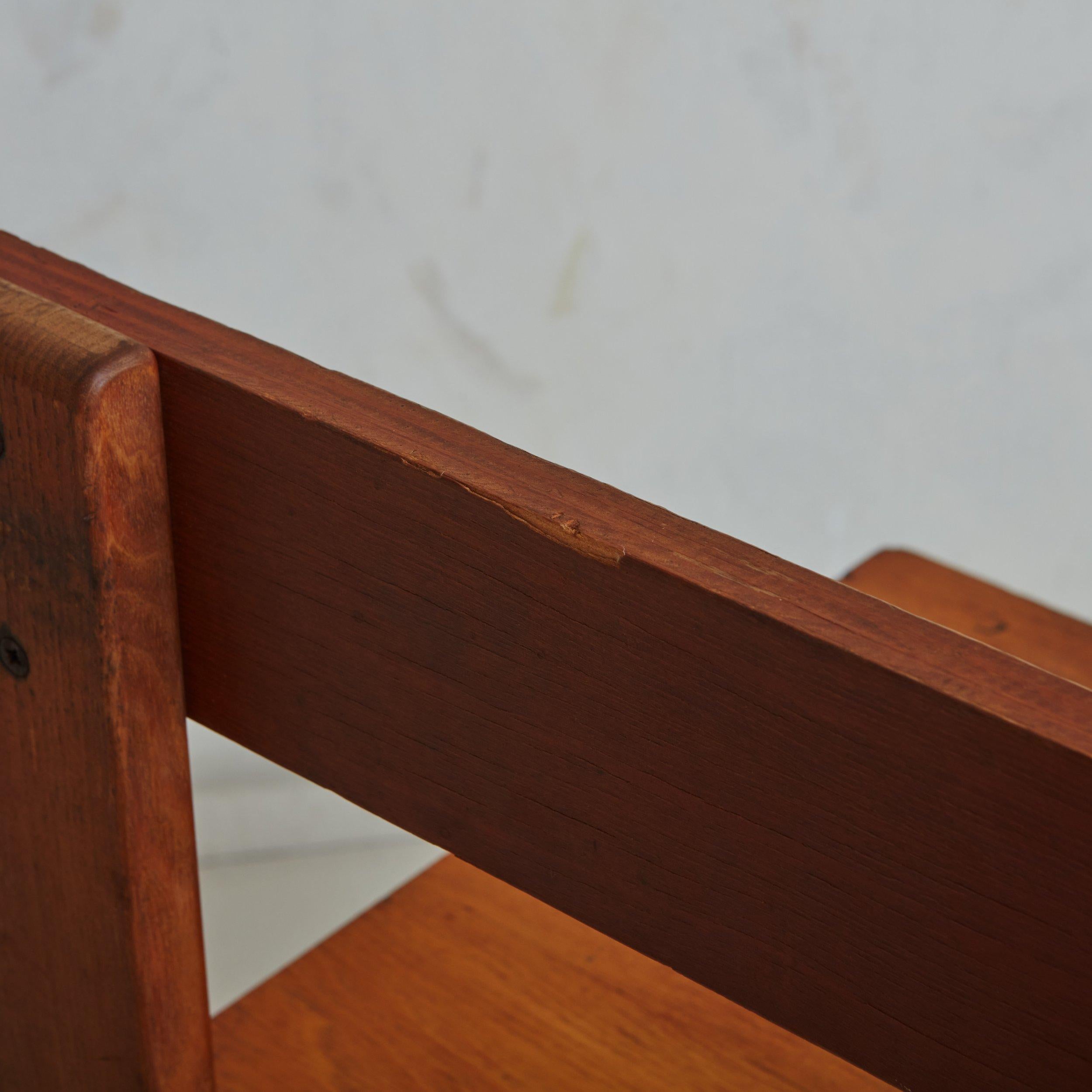 Mid-20th Century Pair of Aluminum + Ash Wood Chair by George Candilis + Anja Blomstedt, France For Sale