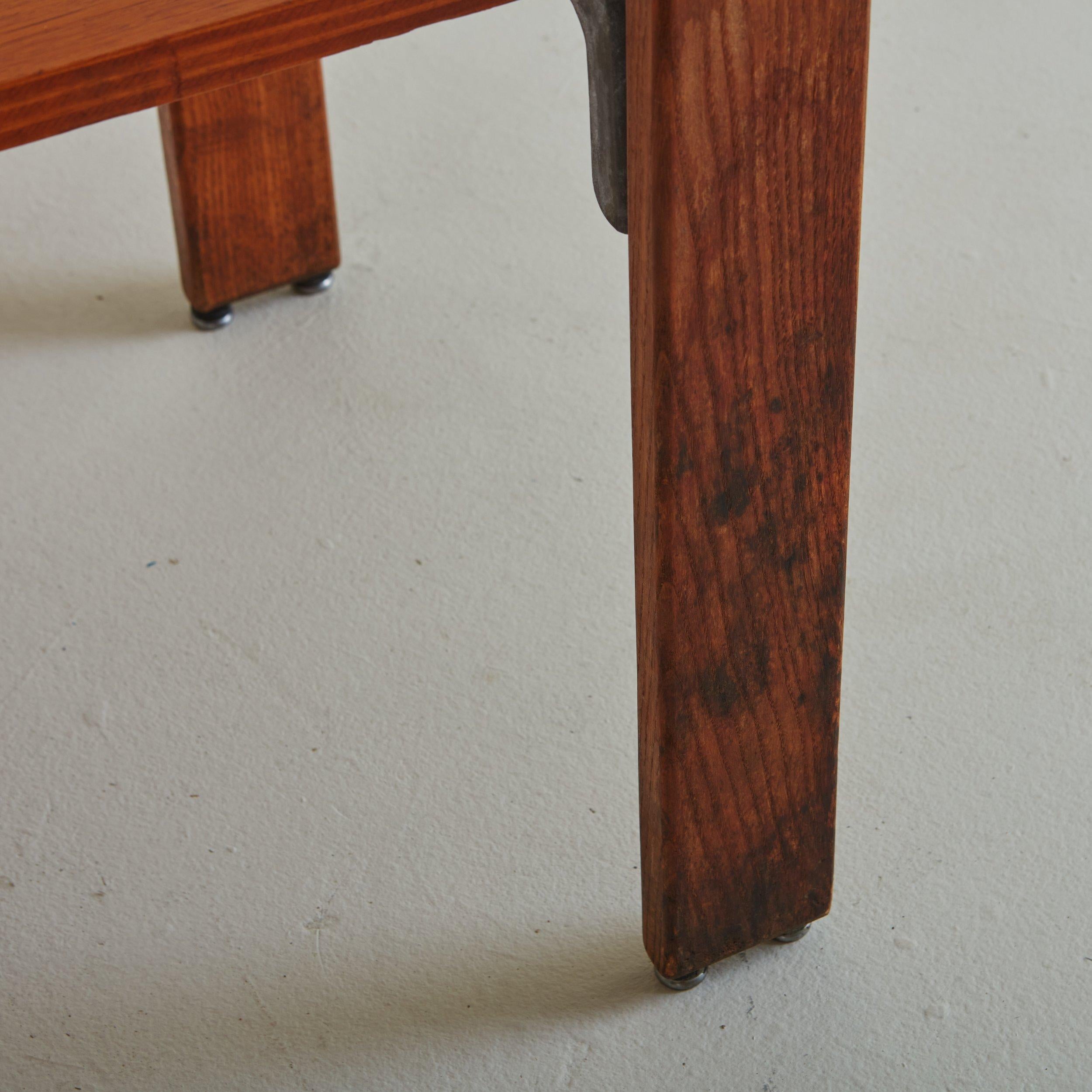 Pair of Aluminum + Ash Wood Chair by George Candilis + Anja Blomstedt, France For Sale 1