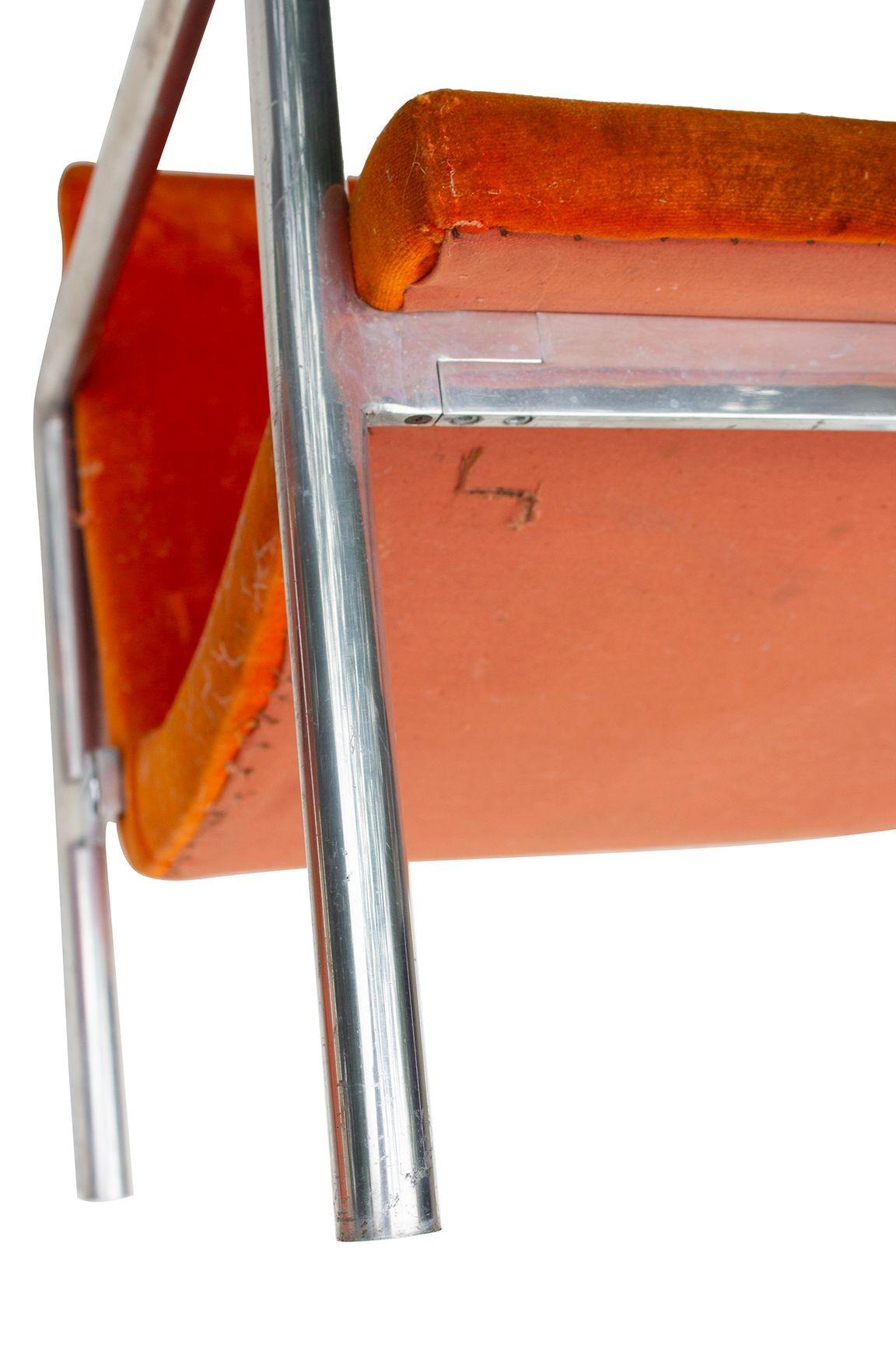 Paire de chaises longues en aluminium de Founders à la manière de Harvey Probber en vente 3