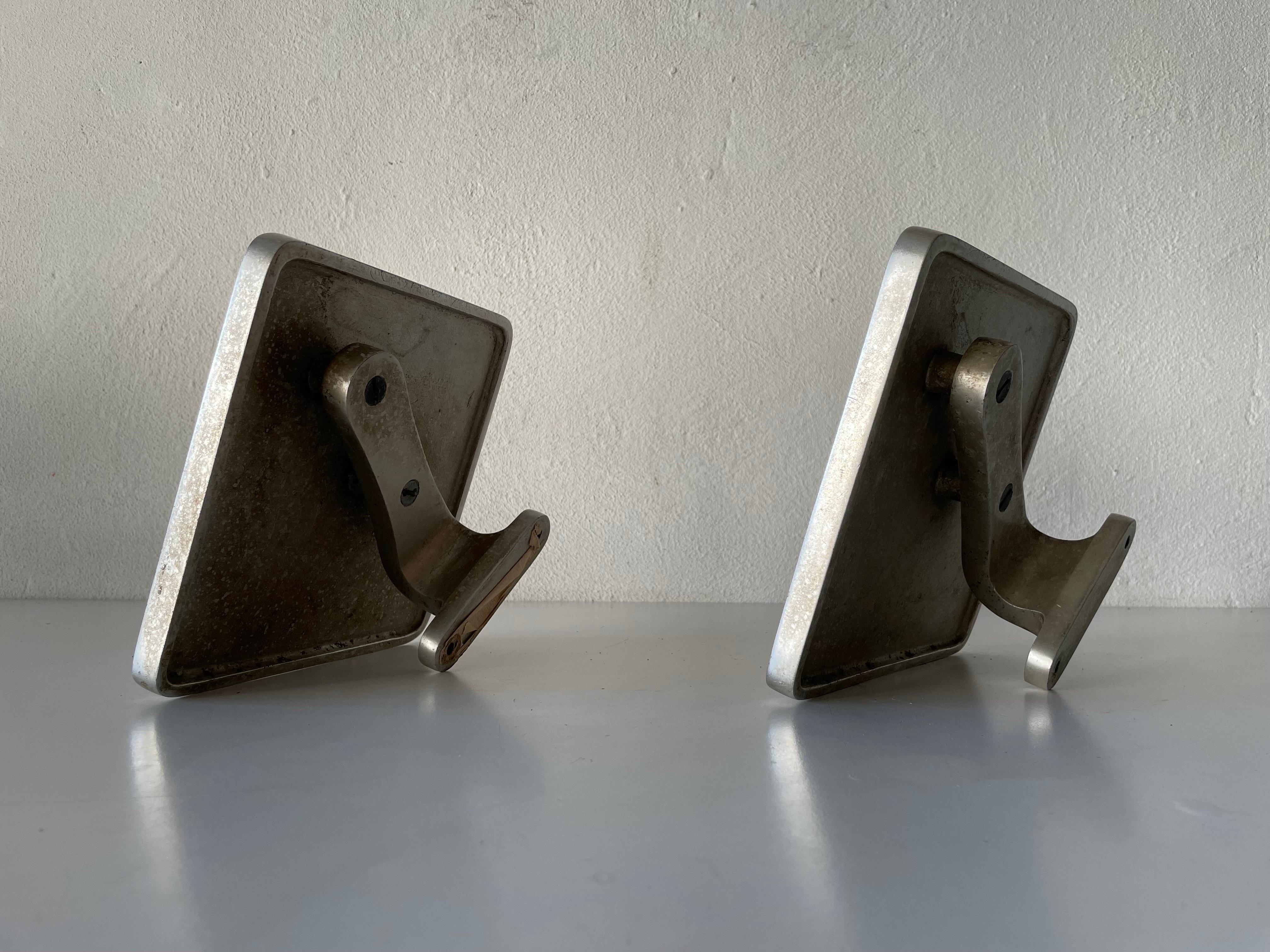 Pair of Aluminum Rooster Door Handles by WSS, 1950s, Germany For Sale 1