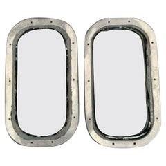 Pair of Aluminum Ships Windows