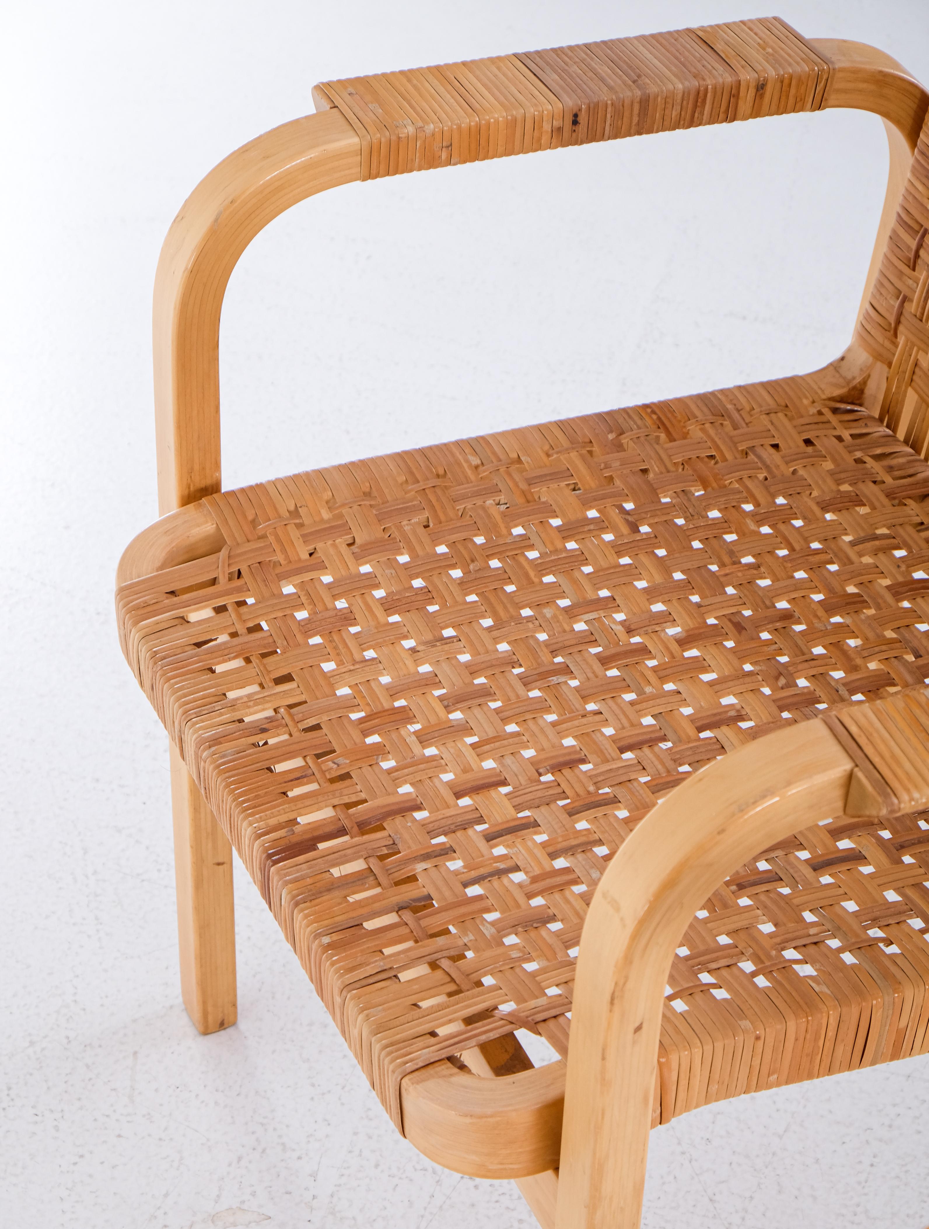 Paire de fauteuils Alvar Aalto 45, produits par Artek, 1970 en vente 6