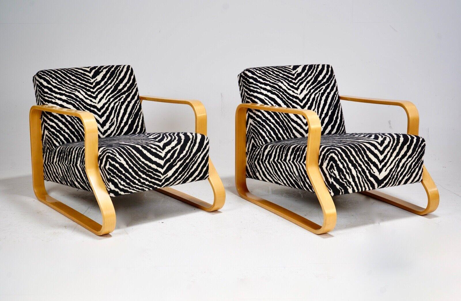 Pareja De Sillas Alvar Aalto Modelo 44 'Paimio Acolchado' Sillas en venta 7