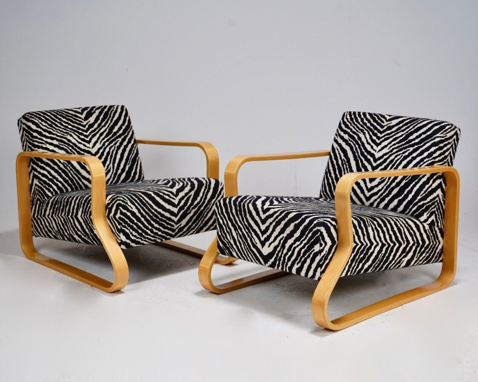 Pareja De Sillas Alvar Aalto Modelo 44 'Paimio Acolchado' Sillas en venta 1