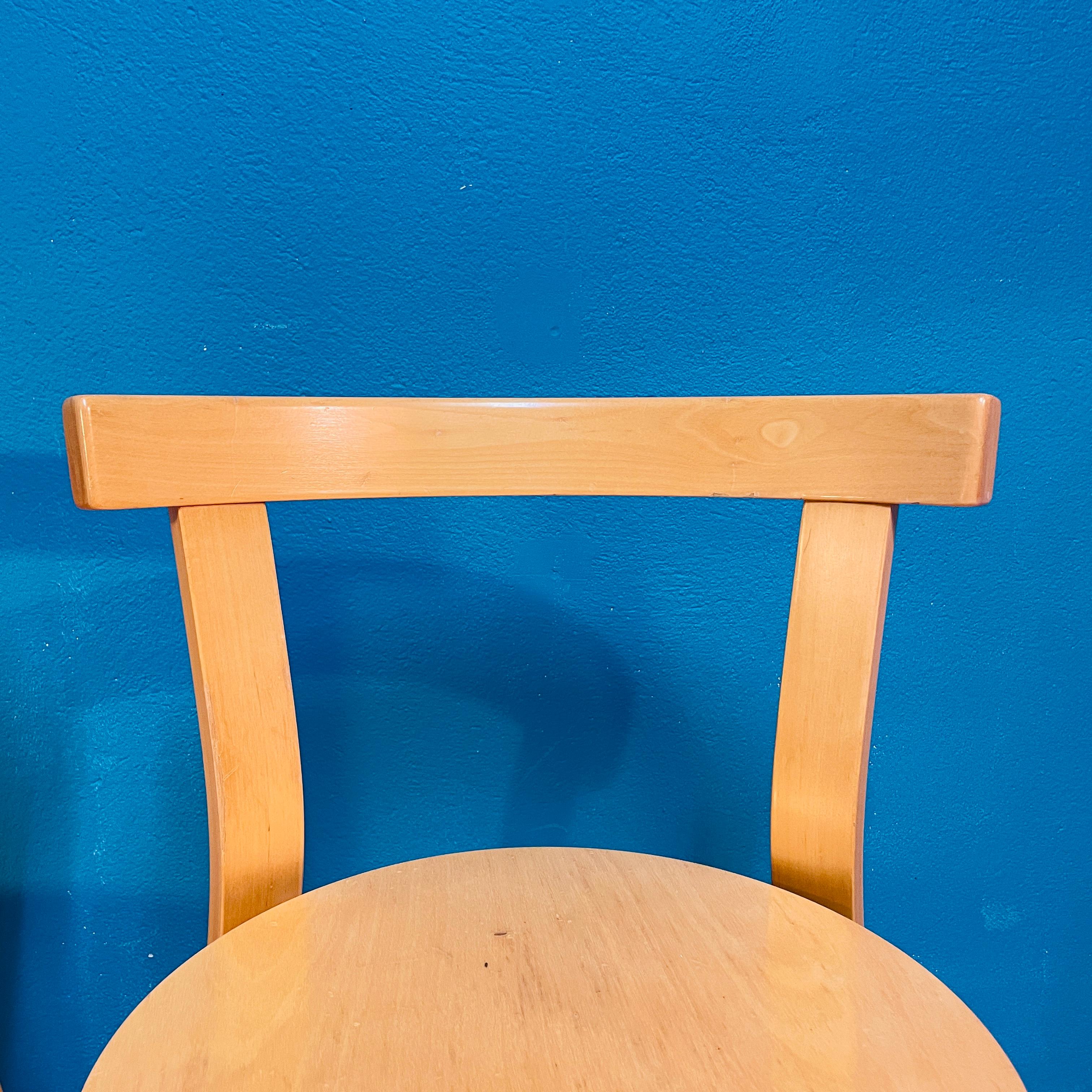 Pair of Alvar Aalto Chairs Model 68 for Artek, Scandinavian Modern 1