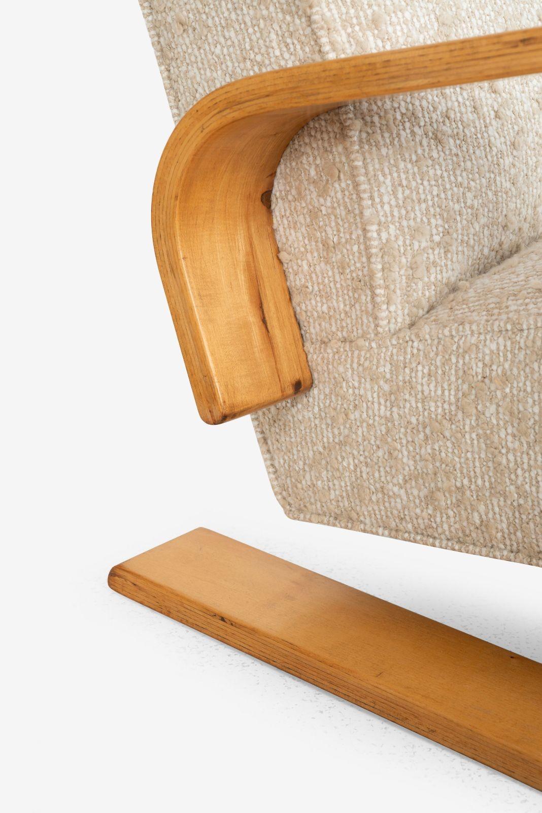 Paire de chaises tank Alvar Aalto+Aalto pour Artek Finlande 1937 en vente 3