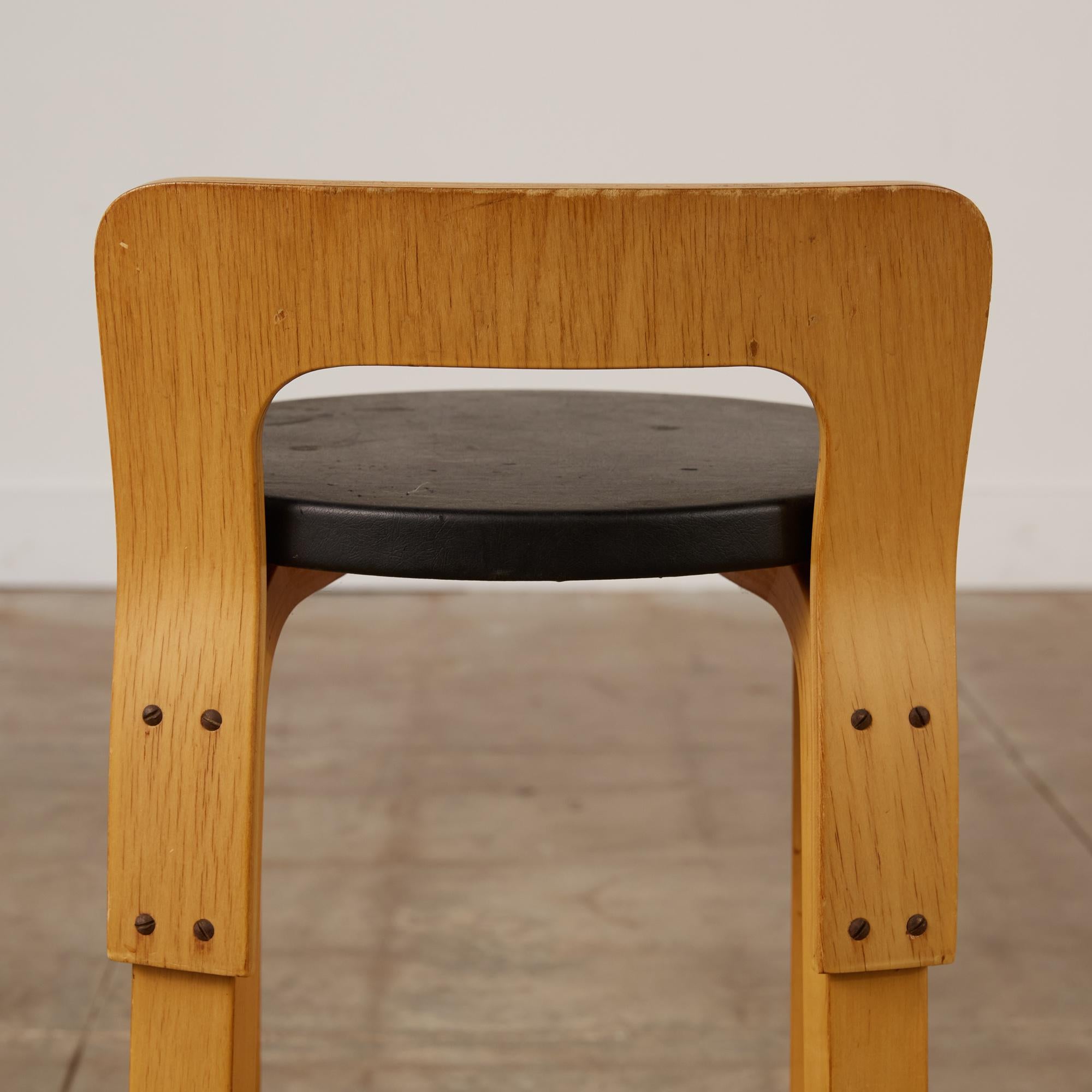 Birch Pair of Alvar Aalto K65 High Chairs for Artek