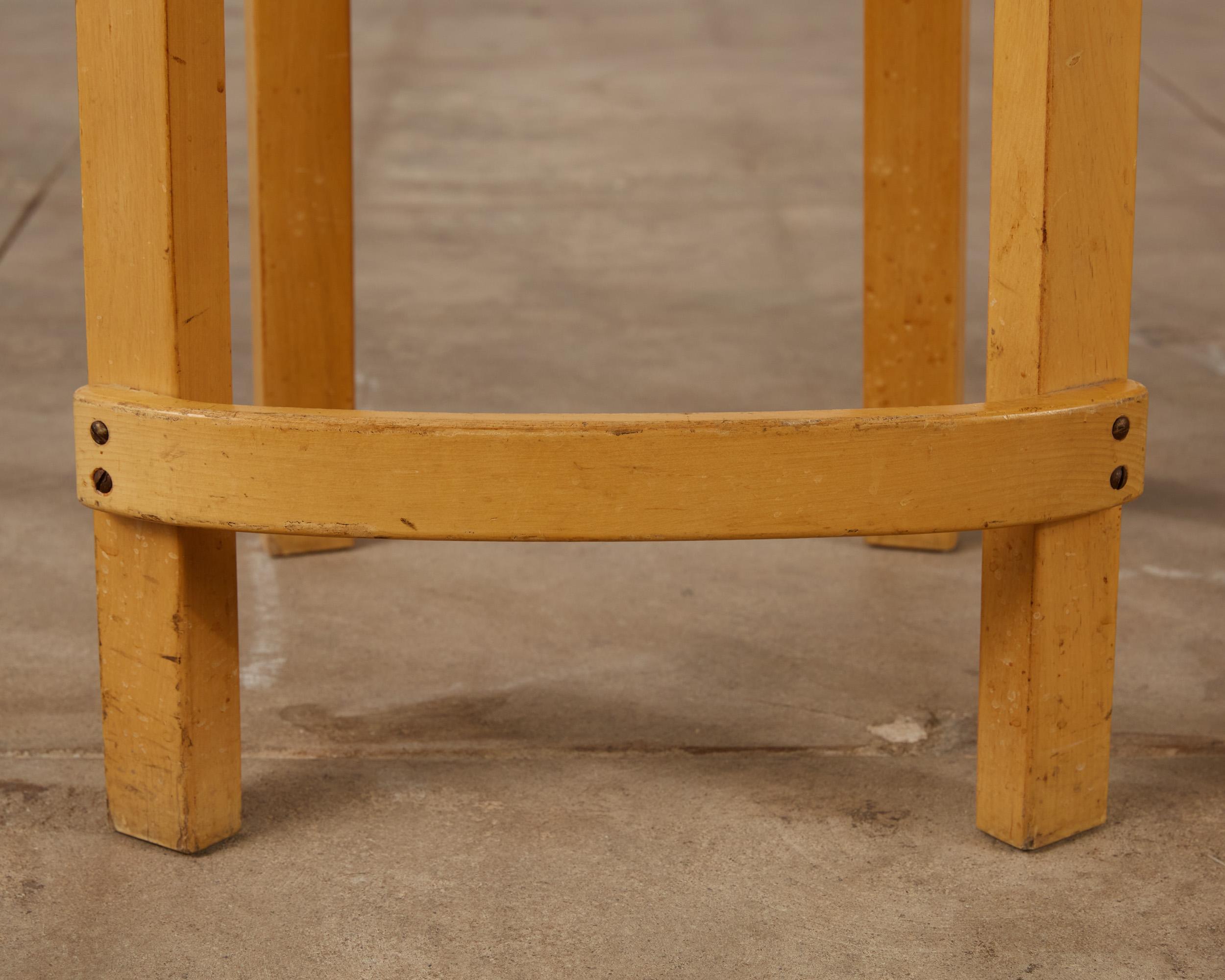 Pair of Alvar Aalto K65 High Chairs for Artek 4