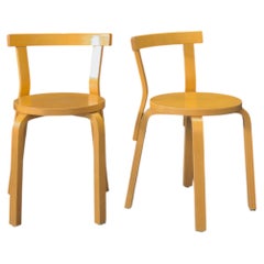 Pair of Alvar Aalto Model 68 Chairs