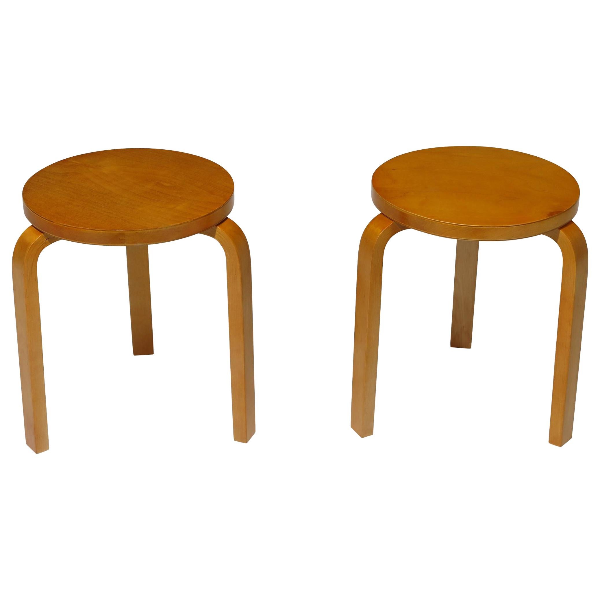 Pair of Alvar Aalto Stools