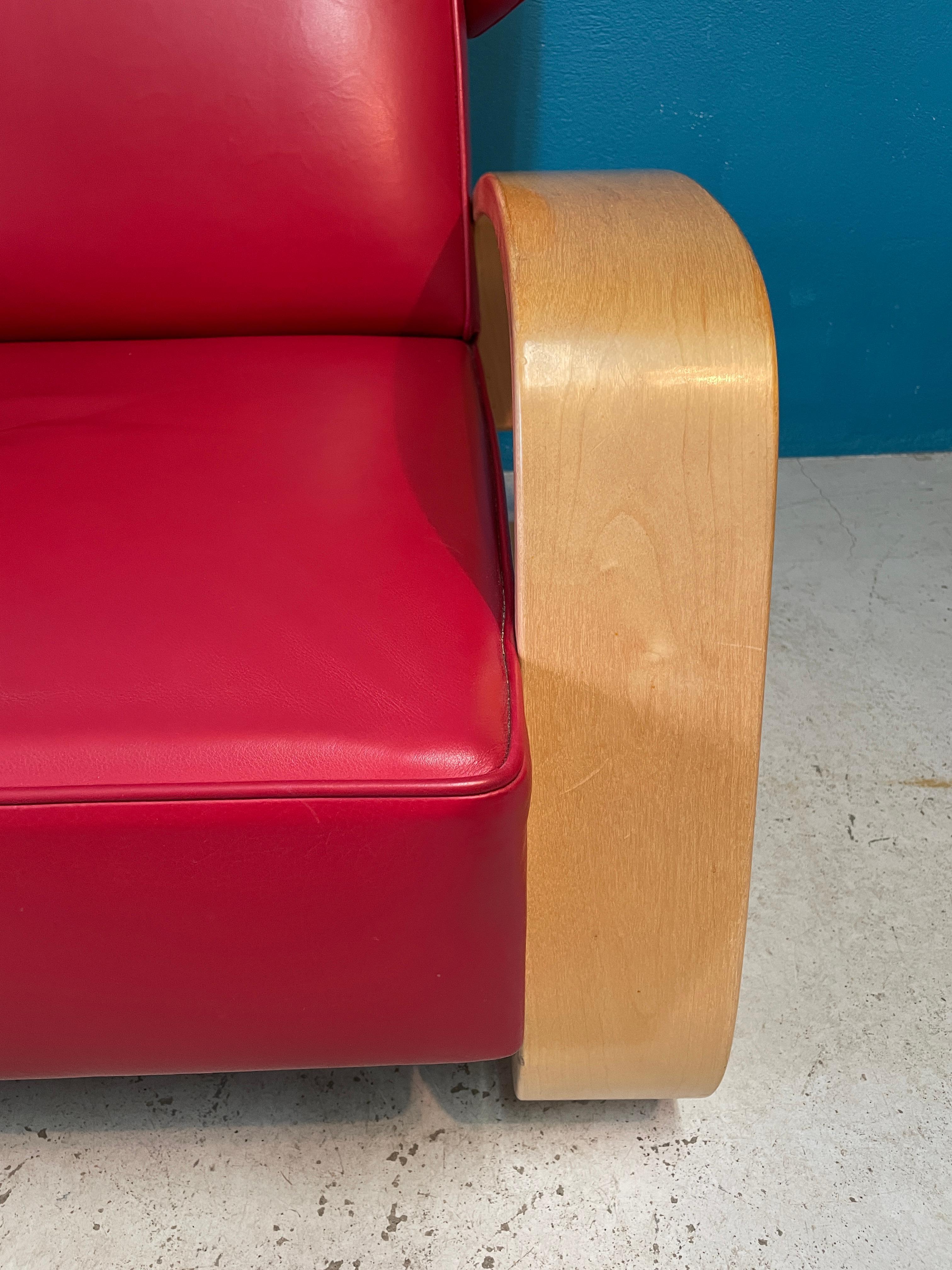 Pair of Alvar Aalto Tank Chairs, Rare High-Back Version, Artek Finland 2