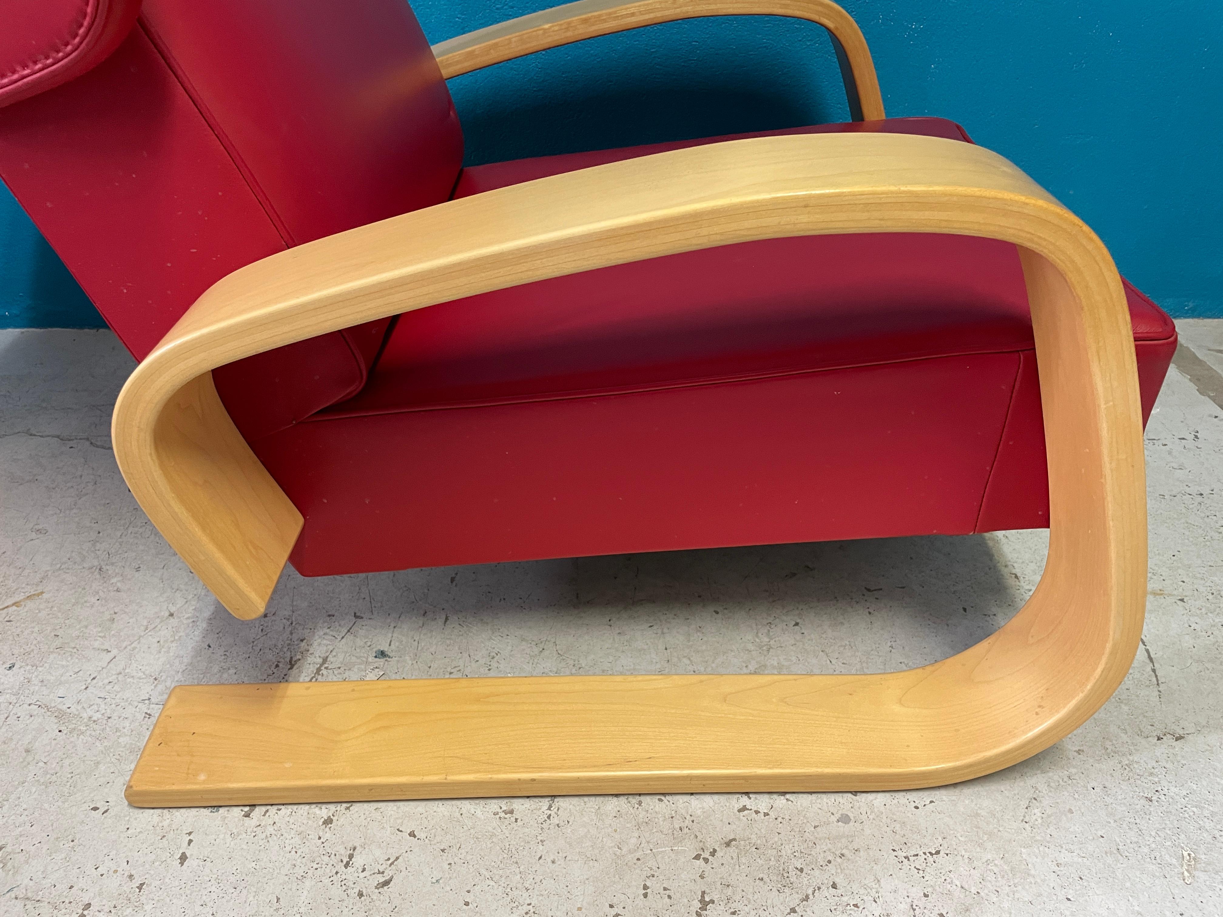 Pair of Alvar Aalto Tank Chairs, Rare High-Back Version, Artek Finland 8