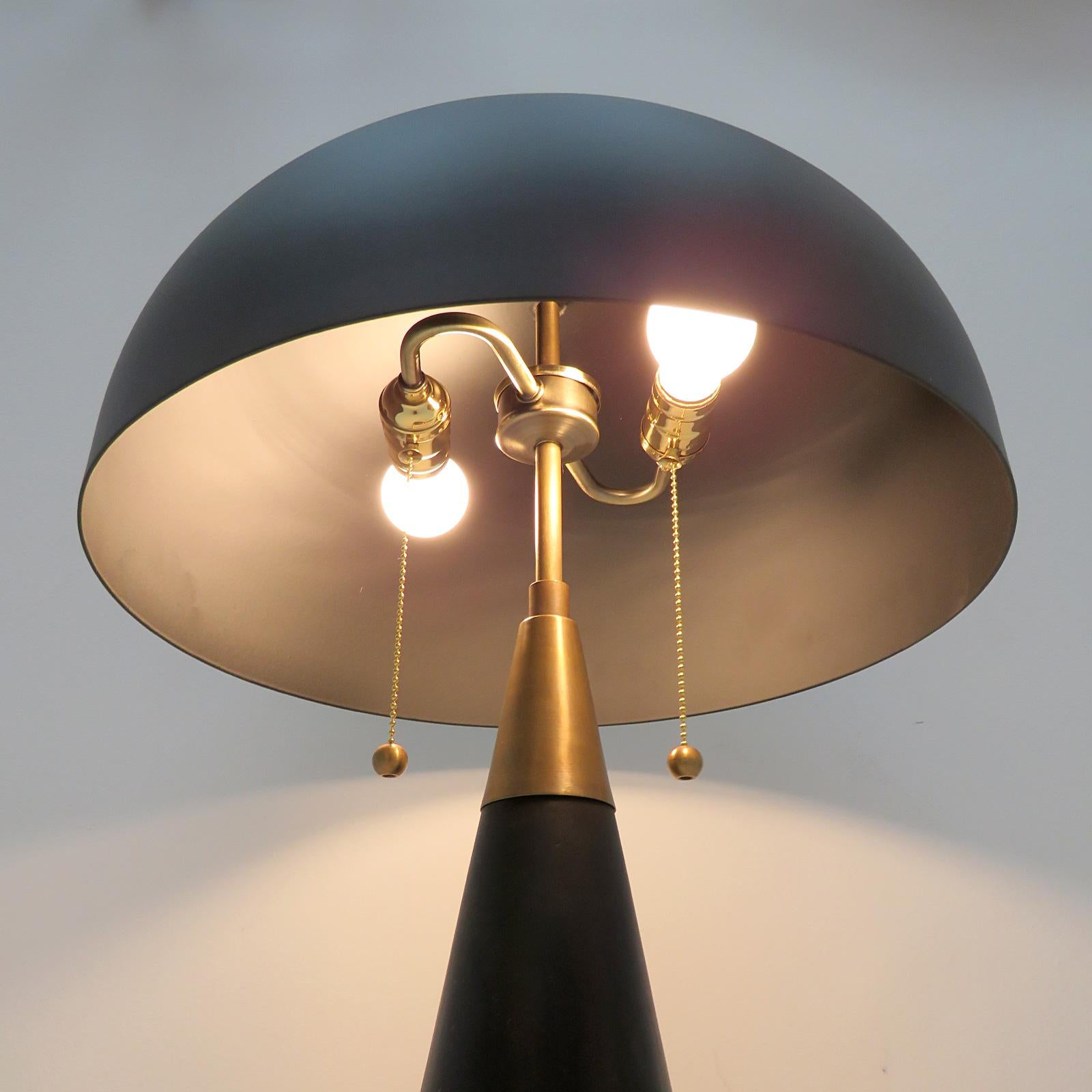 Brass Pair of 'Alvaro' Table Lamps