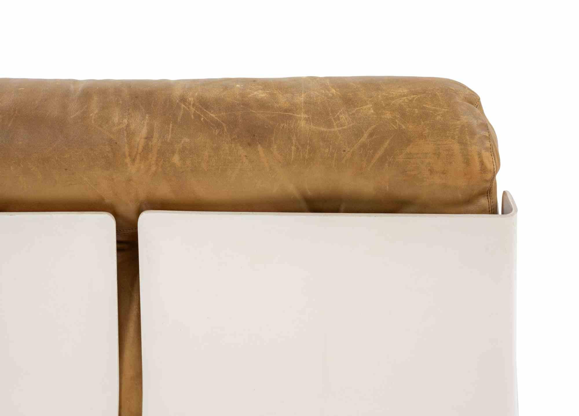 Pareja de sillones de cuero Amanta para C&B, Italia Años 60 en Bueno estado para la venta en Roma, IT