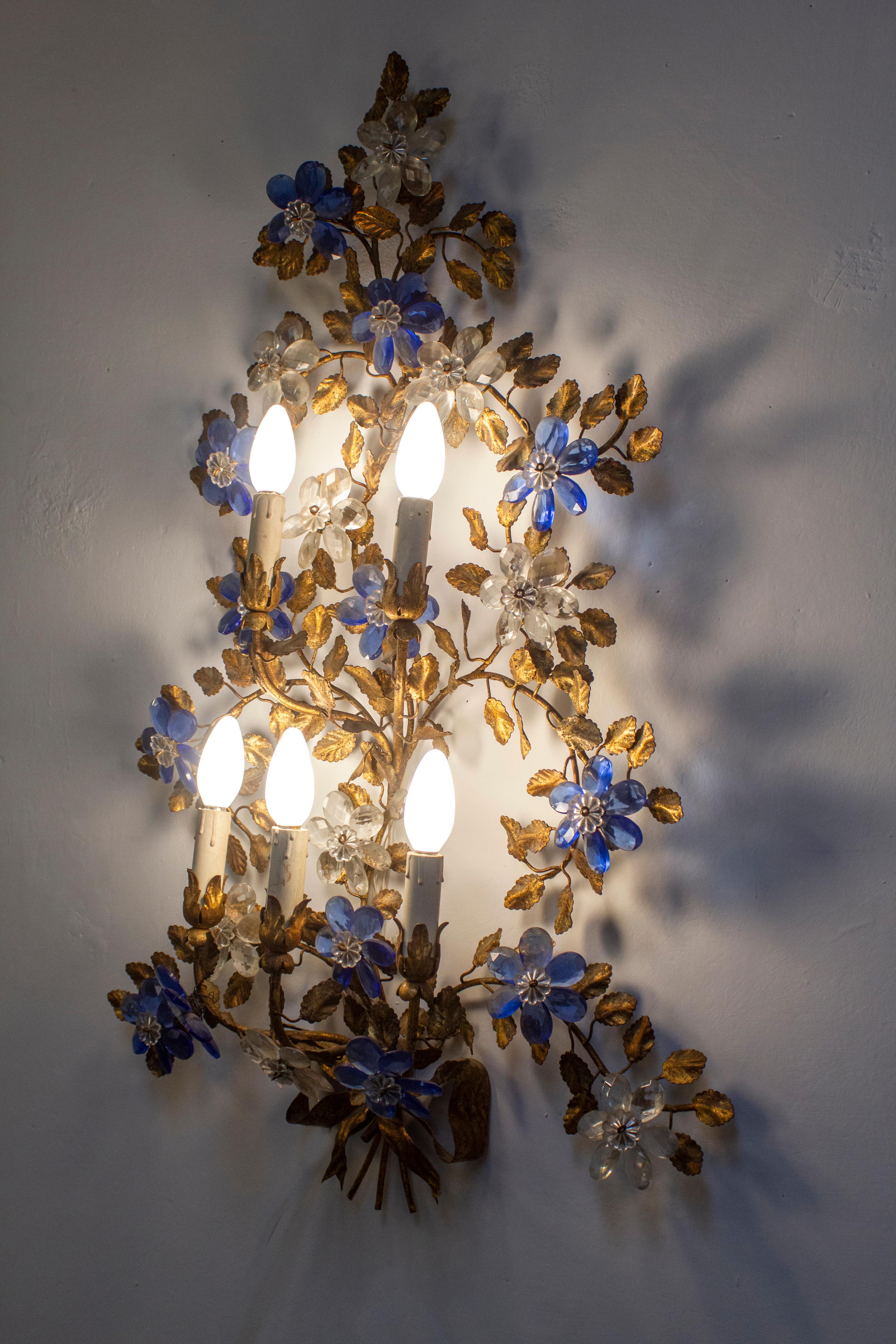 Pair of Amazing Italian Sconces or Wall Lights  by Banci Florence, 1970 In Excellent Condition For Sale In Rome, IT