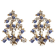 Pair of Amazing Italian Sconces or Wall Lights  by Banci Florence, 1970