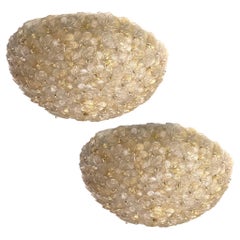 Pair of Amazing Murano Glass Ceiling Light by Barovier
Toso, 1960 Vintage Pair of Amazing Murano Glass Ceiling Light by Barovier
Toso, 1960