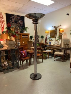 Pair of Amazonian Tall Torchiere Floor Lamps by Walter Prosper