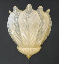 Amber Graniglia Leaves Sconces, 5 Available