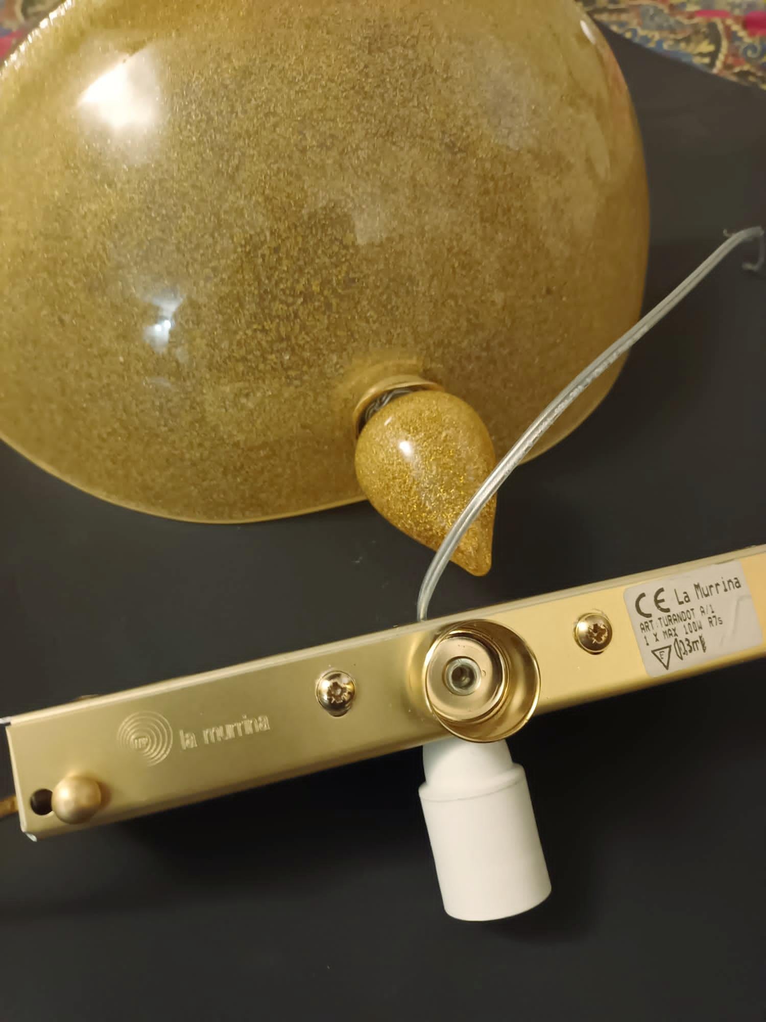 Pareja de apliques Graniglia en ámbar de La Murrina en venta 4