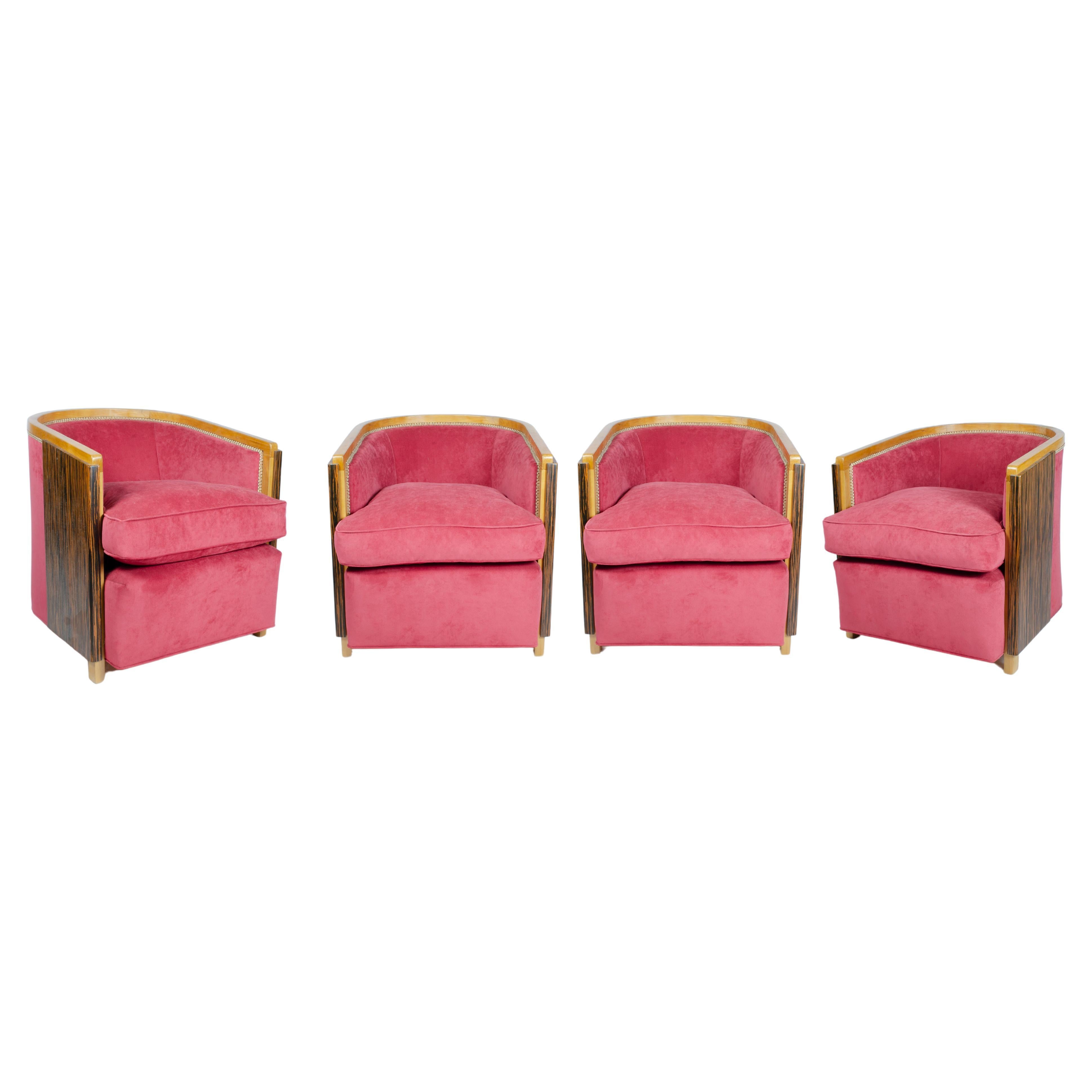 Pair of amchairs by Michel Dufet