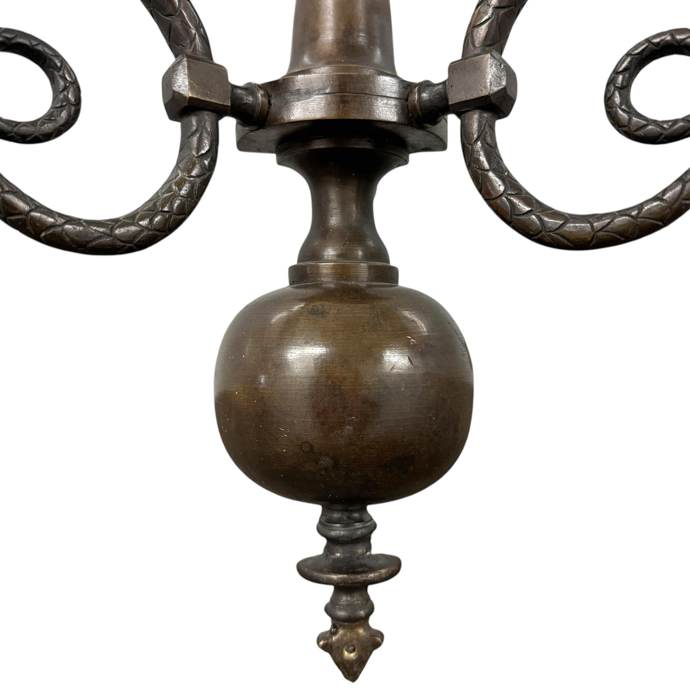 Coppia di sconsigliere a serpente in bronzo Art Déco americano in vendita 1